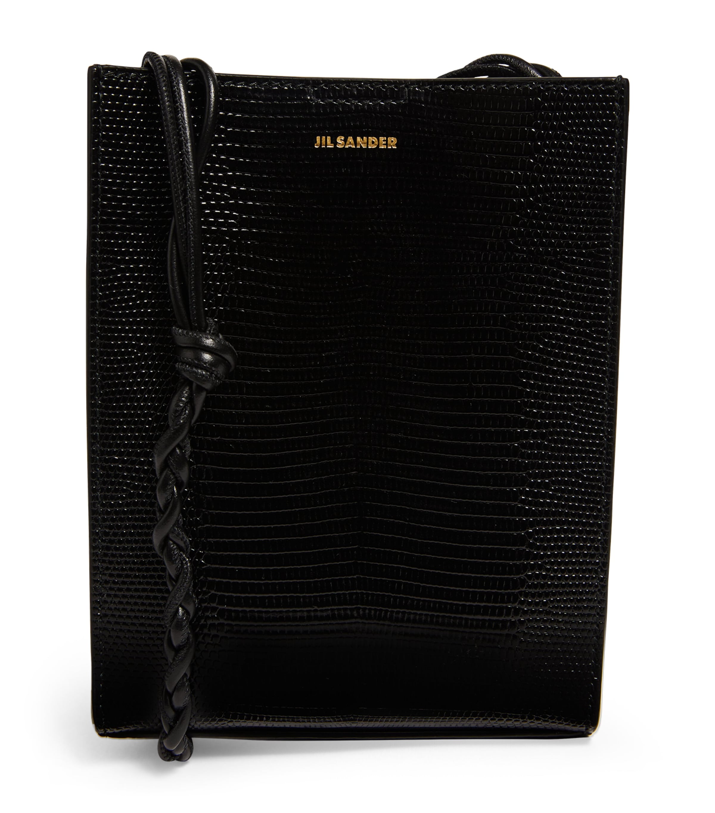 Jil Sander Small Tangle Cross-body Bag In Black