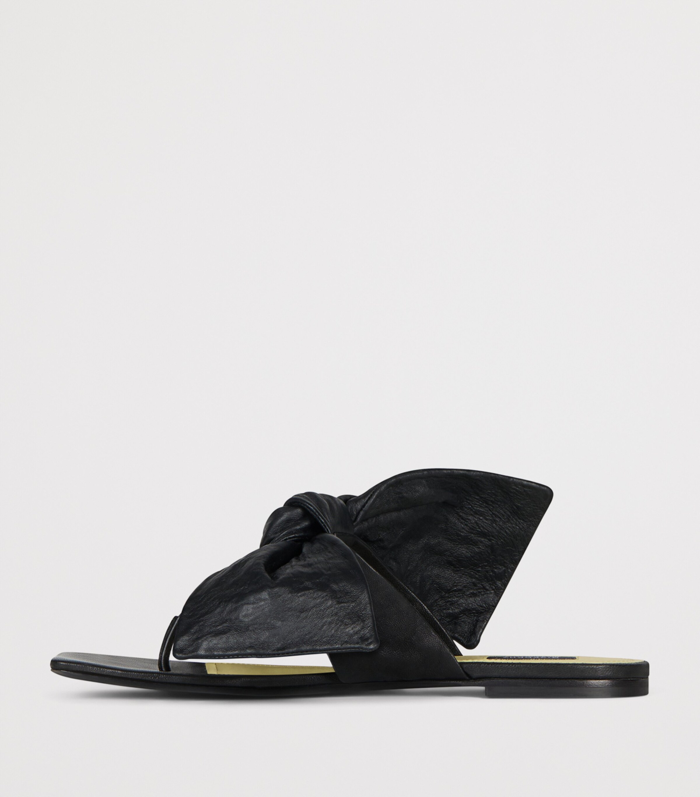 Givenchy Leather Boudoir Bow Sandals Black Image 3