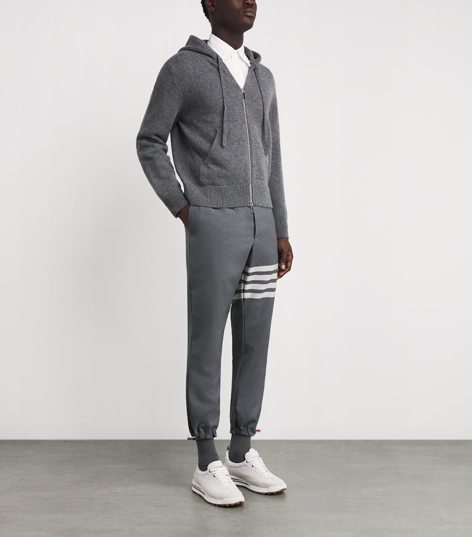 Wool 4-Bar Trousers MED GREY Image 2