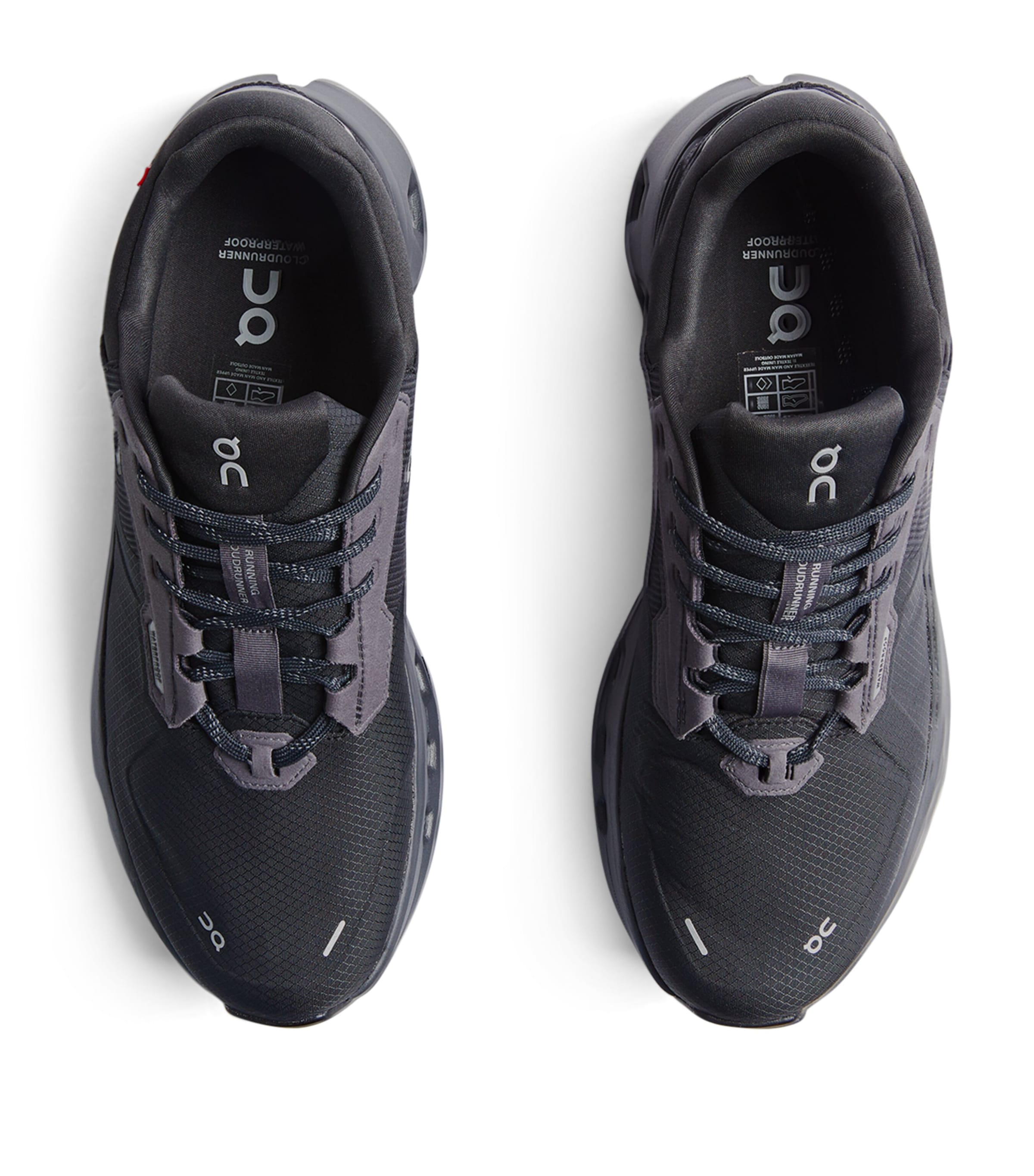 Waterproof Cloudrunner 2 Trainers MAGNET | BLACK Image 2