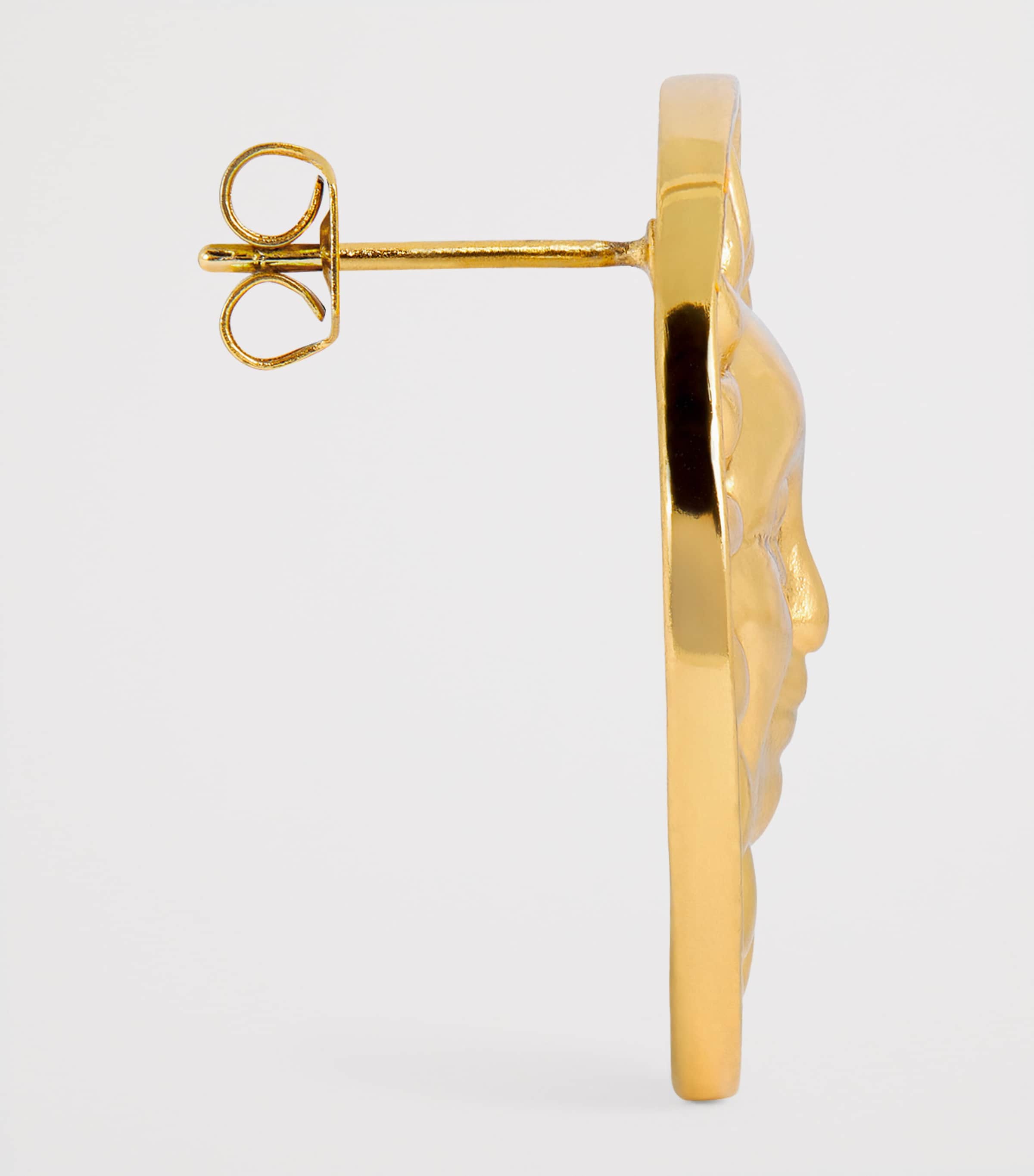 Rixo Gold-Plated Noni Sun Earrings Gold Image 4