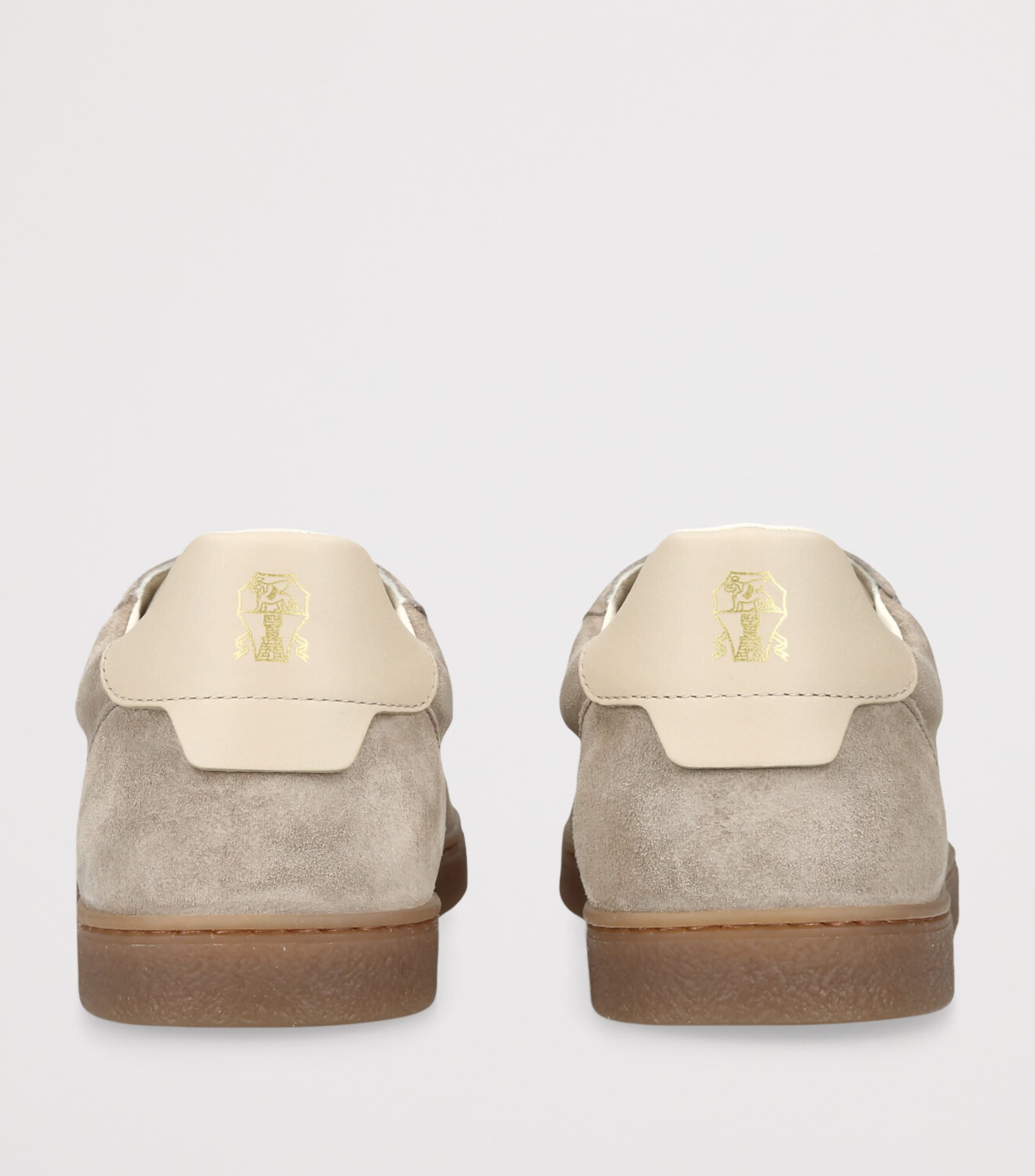 Suede T-Toe Sneakers BEIGE Image 2