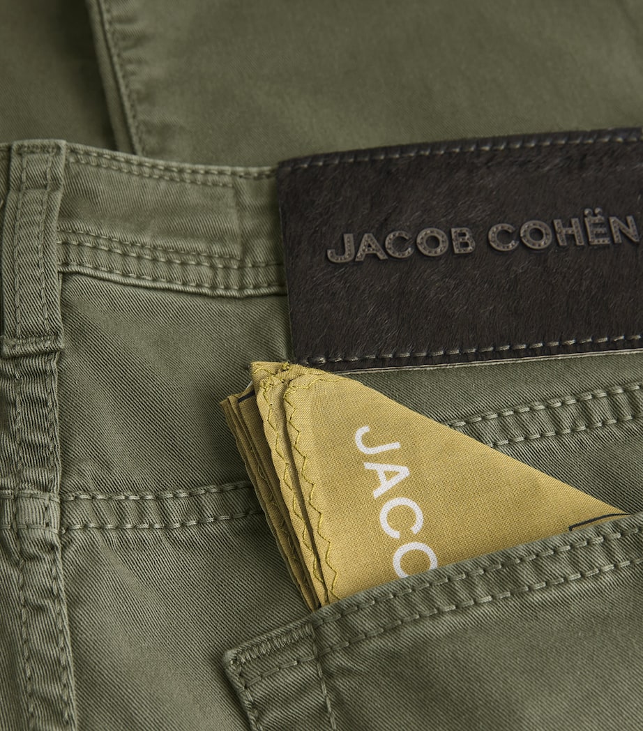 Stretch-Cotton Nick Slim Chinos R41-GREEN Image 5