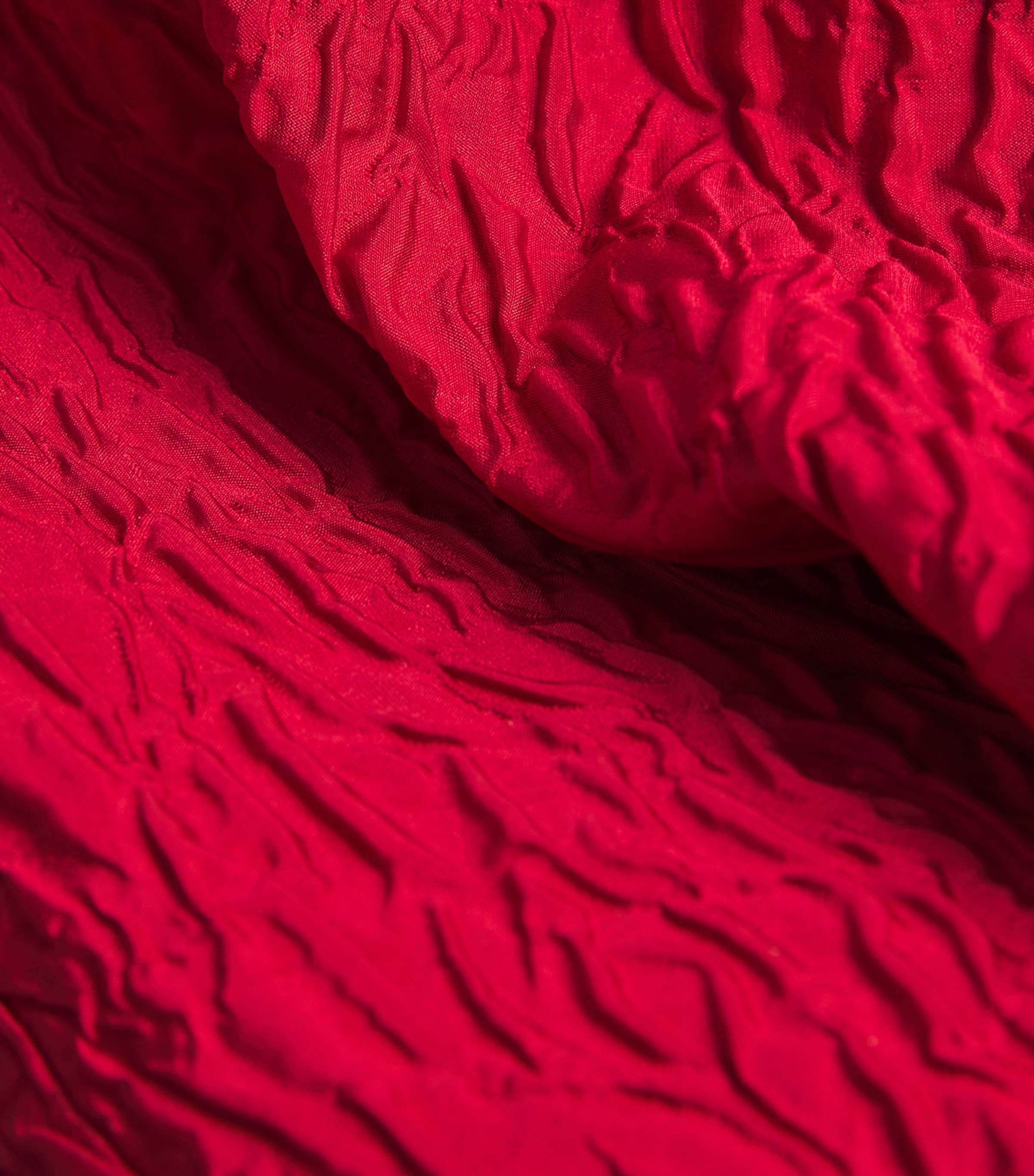 Cloqué Farah Midi Dress BENNETT RED Image 5