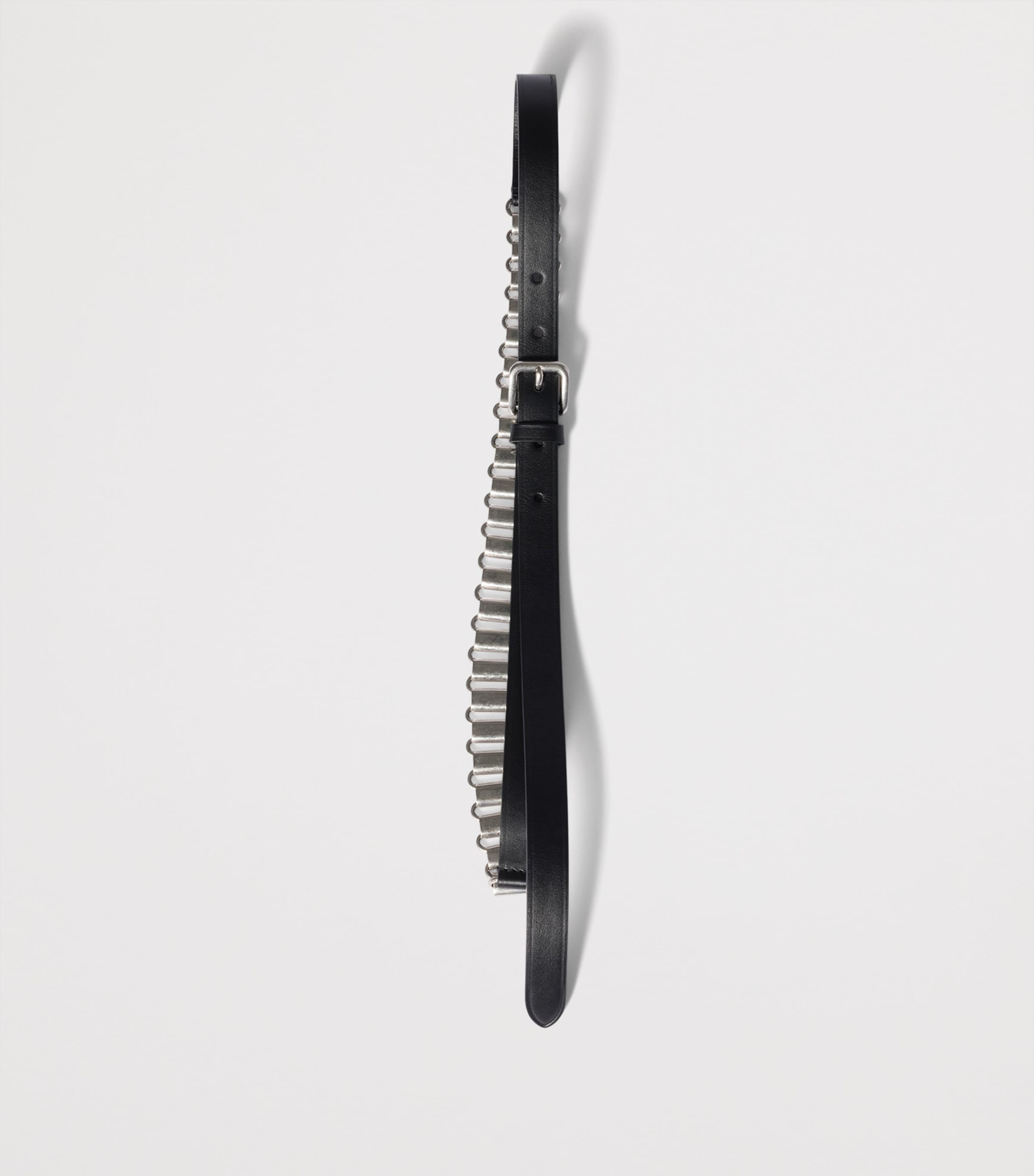 Miu Miu Calfskin Chain-Detail Belt Image 2