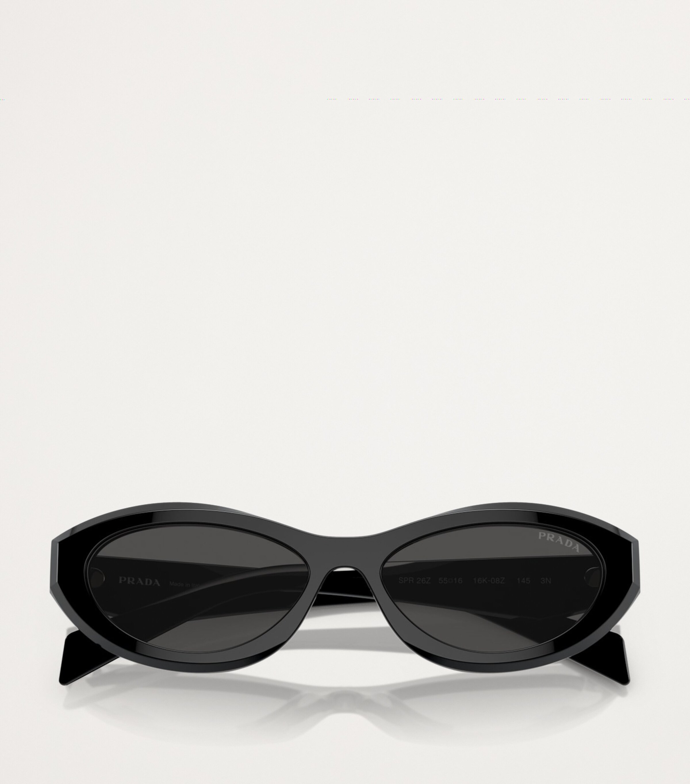 良品 PRADA CAT EYE SUNGLASS イタリア製 Prada Black Acetate 0PR 26ZS Sunglasses | Harrods UK