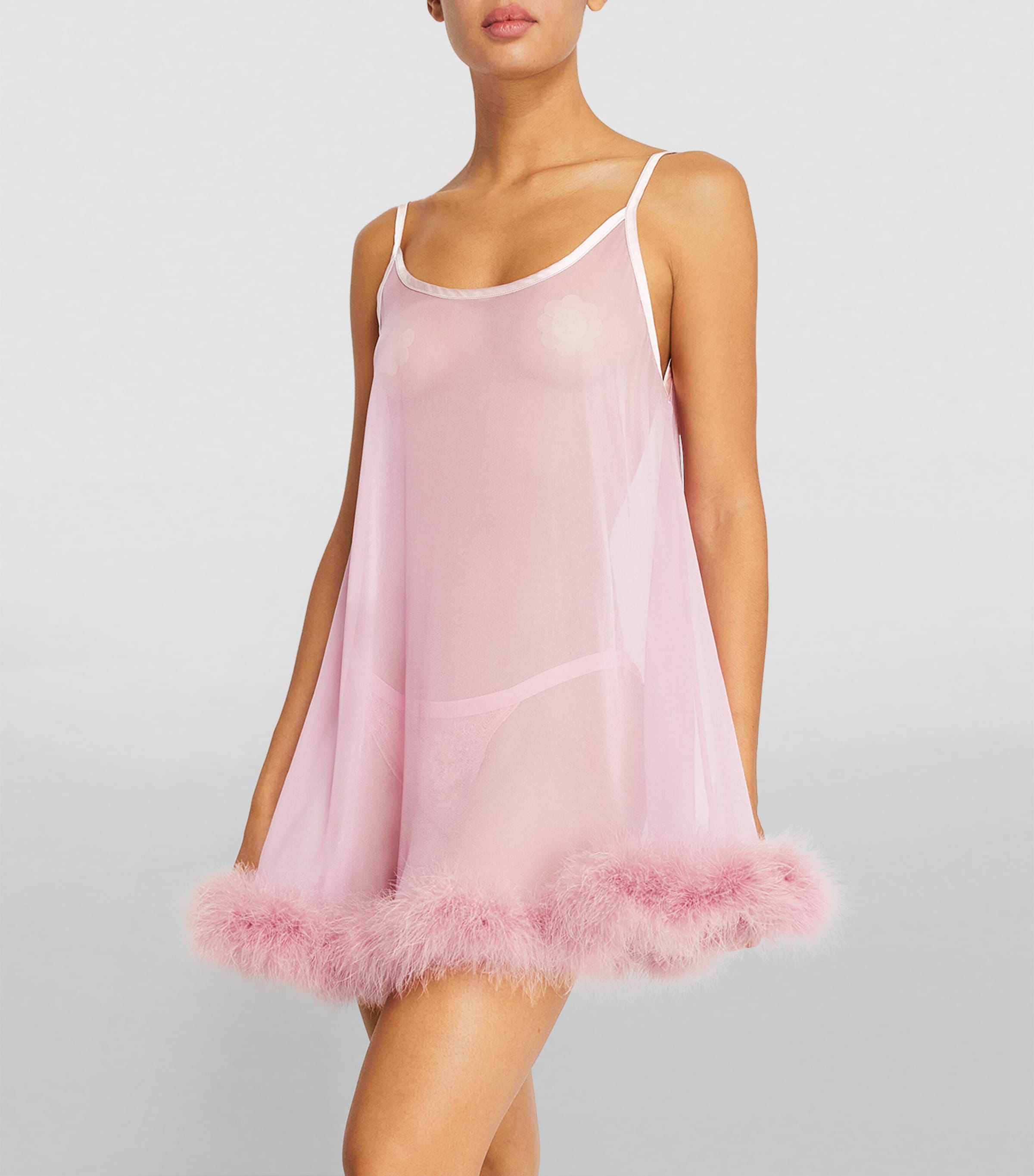 Diana Babydoll Dress BOUDOIR ROSE Image 2