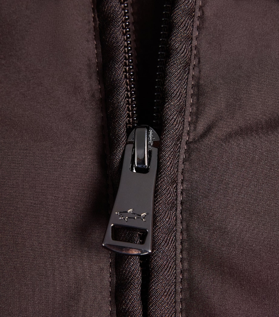 Paul & Shark Mens Technical Jacket Marrone Caffe Image 6