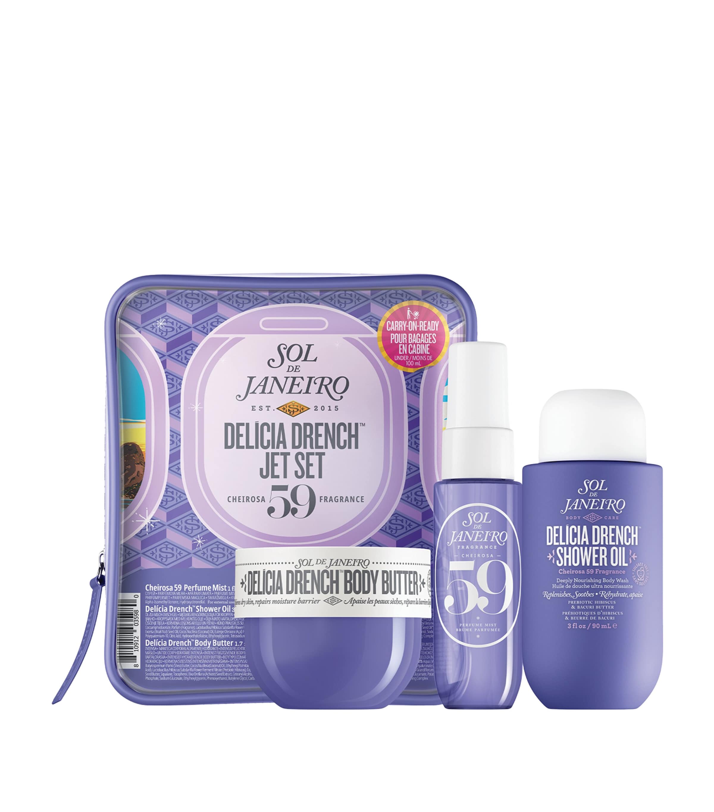 SOL DE JANEIRO Delica Drench Jet Set | Beauty Gift Sets | Bath & Body Gift Sets | Designers | SOL DE JANEIRO SOL DE JANEIRO Delica Drench Jet Set | Beauty Gift Sets | Bath & Body Gift Sets | Designers | SOL DE JANEIRO