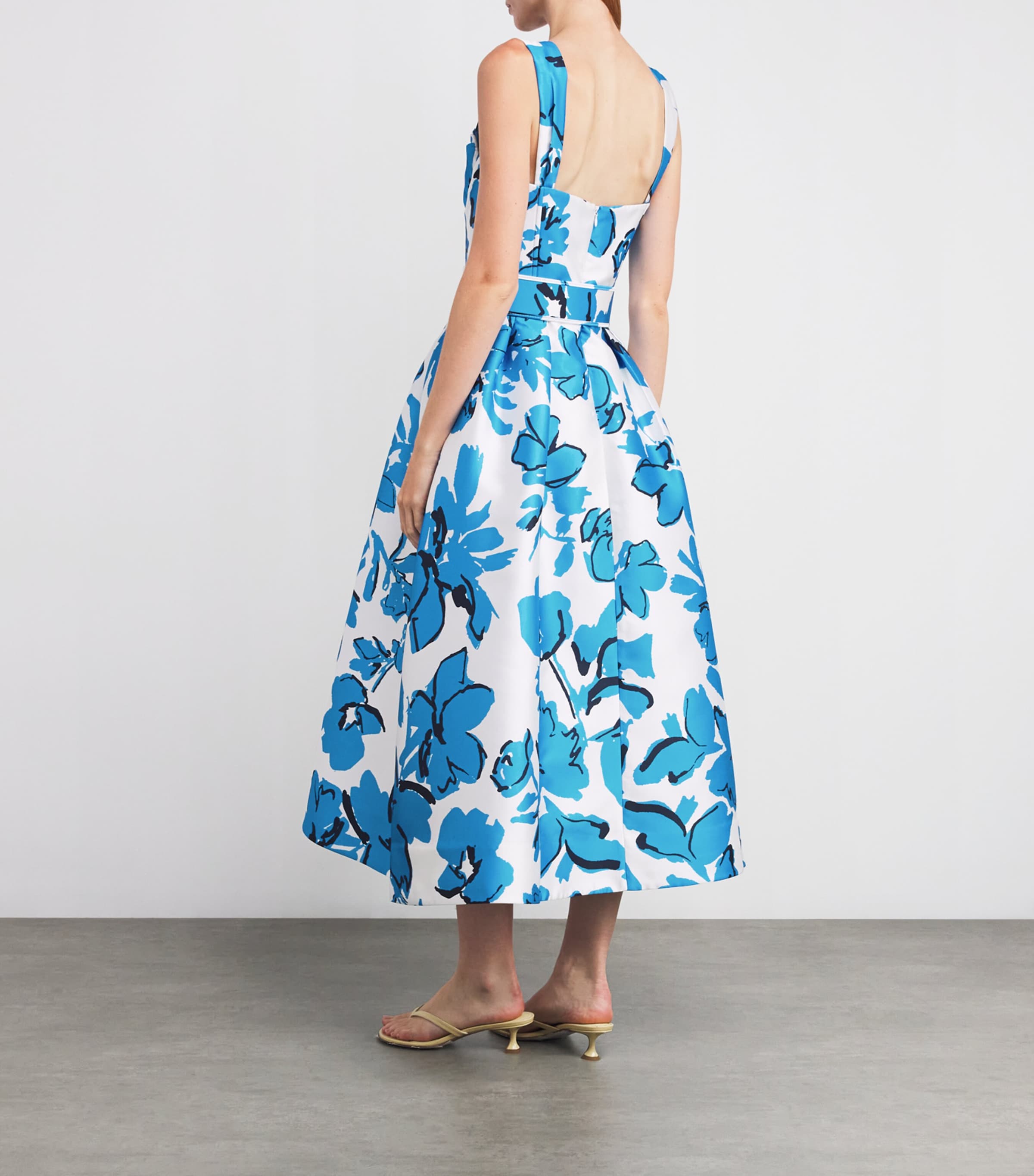 Rebecca Vallance Belted Sapphira Midi Dress | Harrods UK