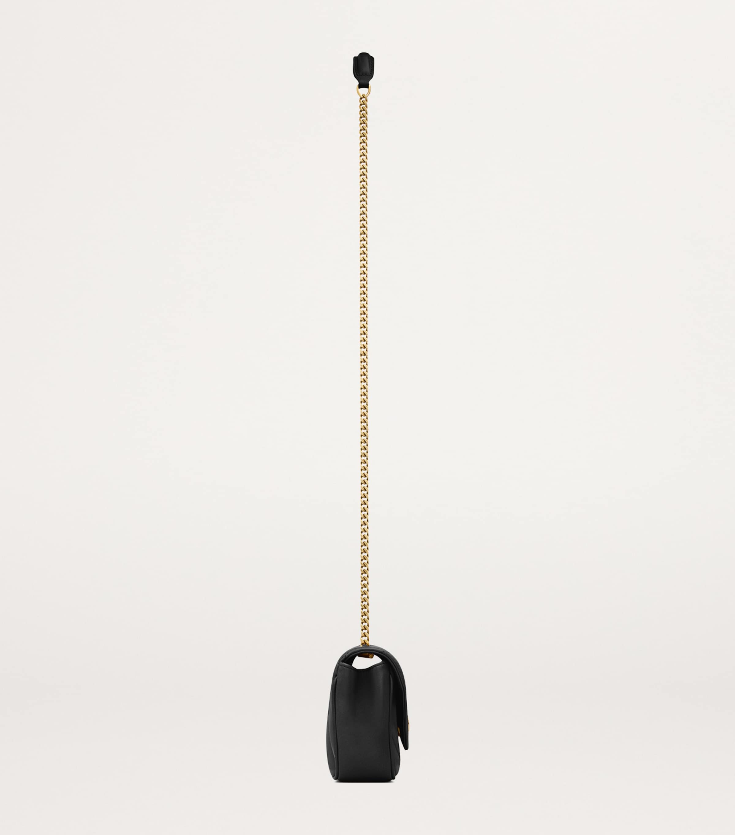 Mini Leather Loulou Cross-Body Bag 5036 Image 6