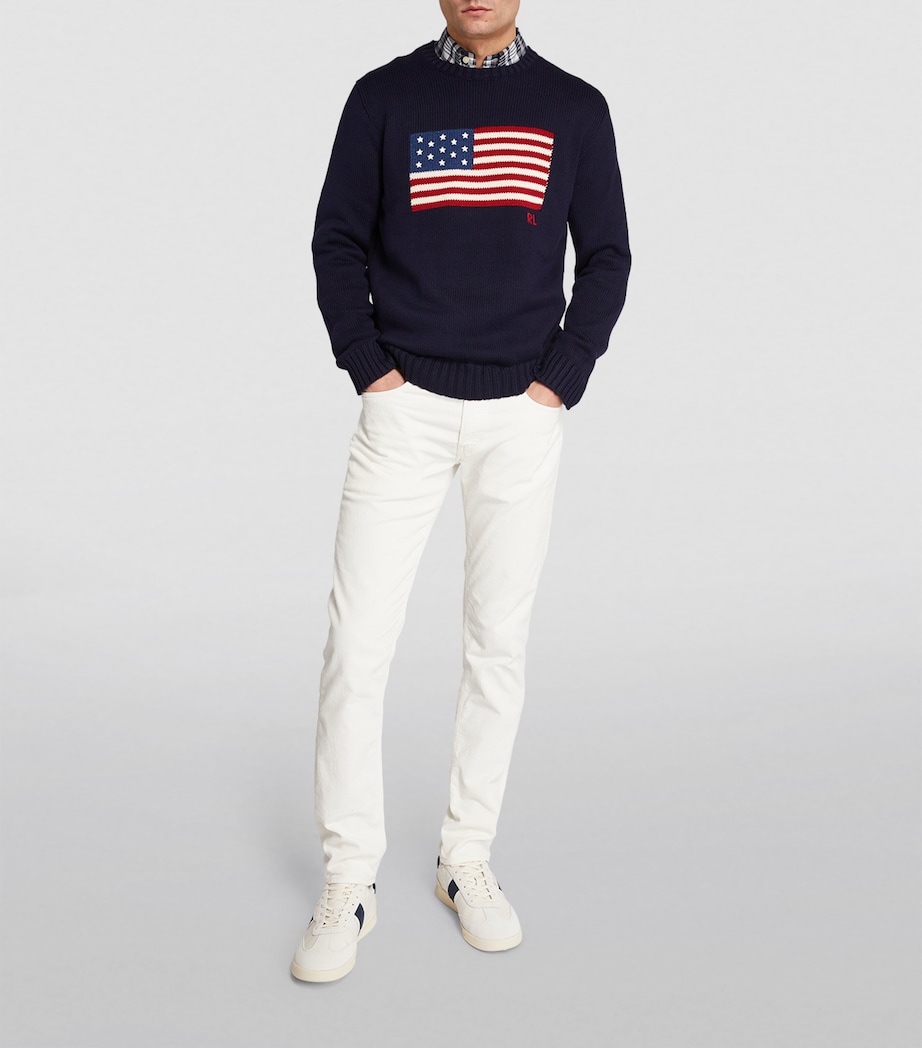 American Flag Sweater BLUE Image 2