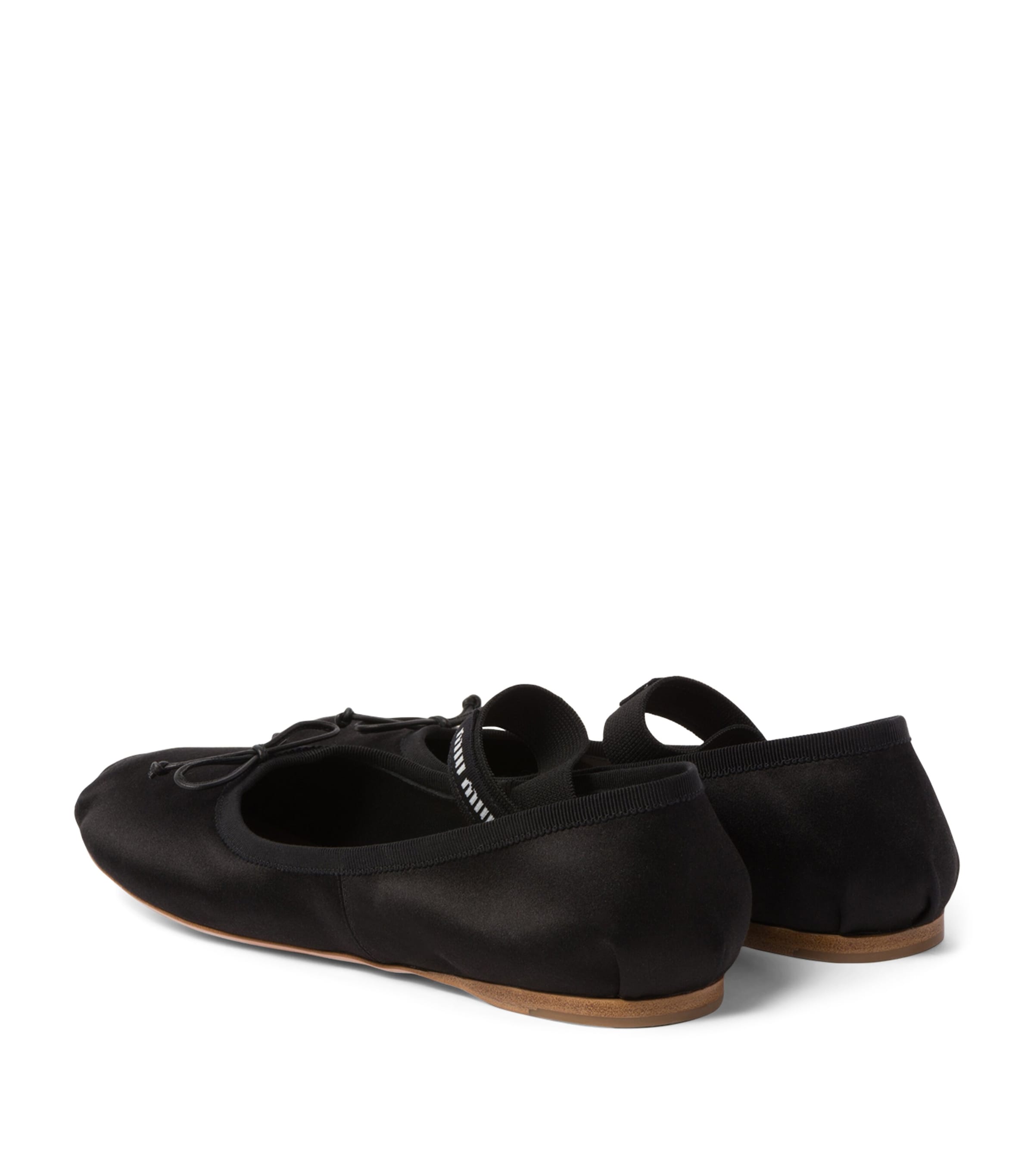 Satin Ballet Flats F0002 Image 2