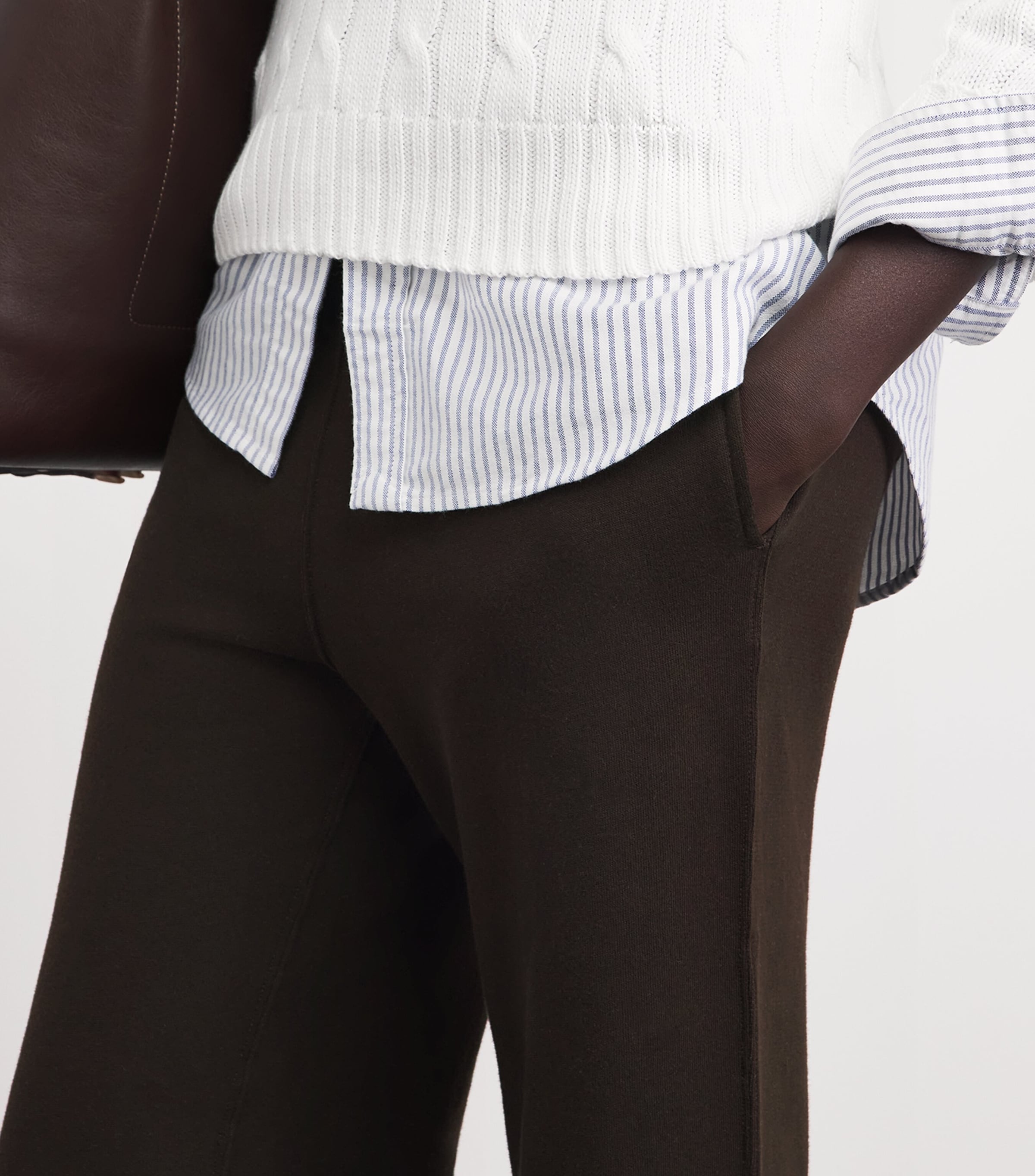 Polo Ralph Lauren Womens Polo Pony Straight Sweatpants Circuit Brown Image 3