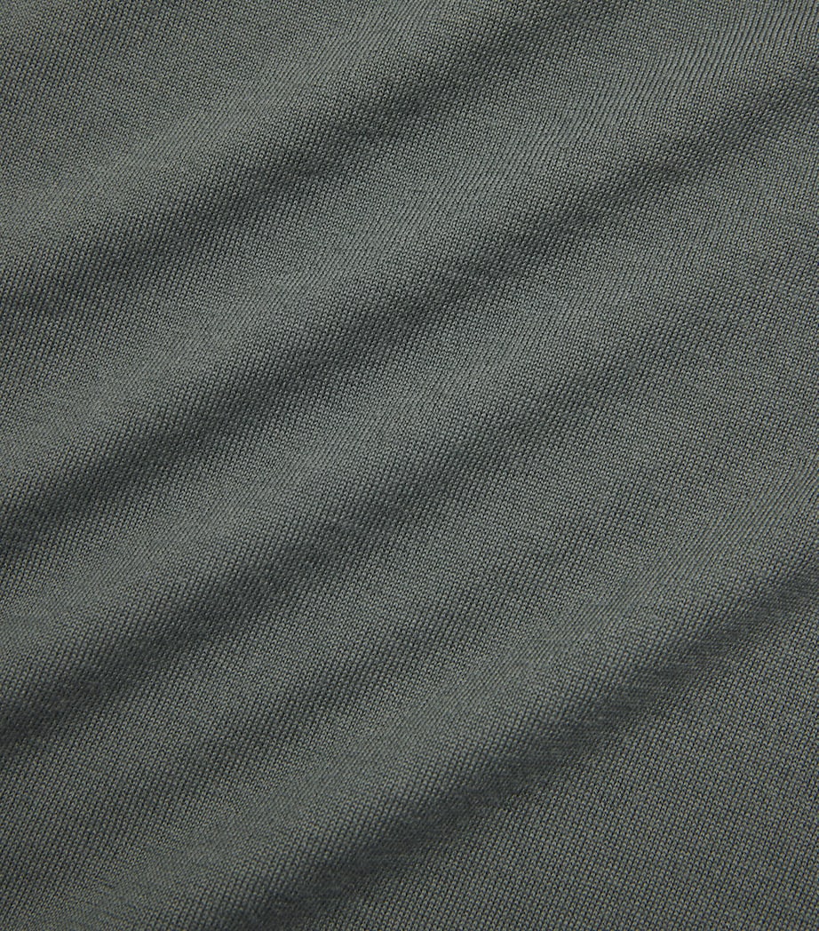 Merino Crew-Neck Sweater 37B_PETROL GREEN Image 5