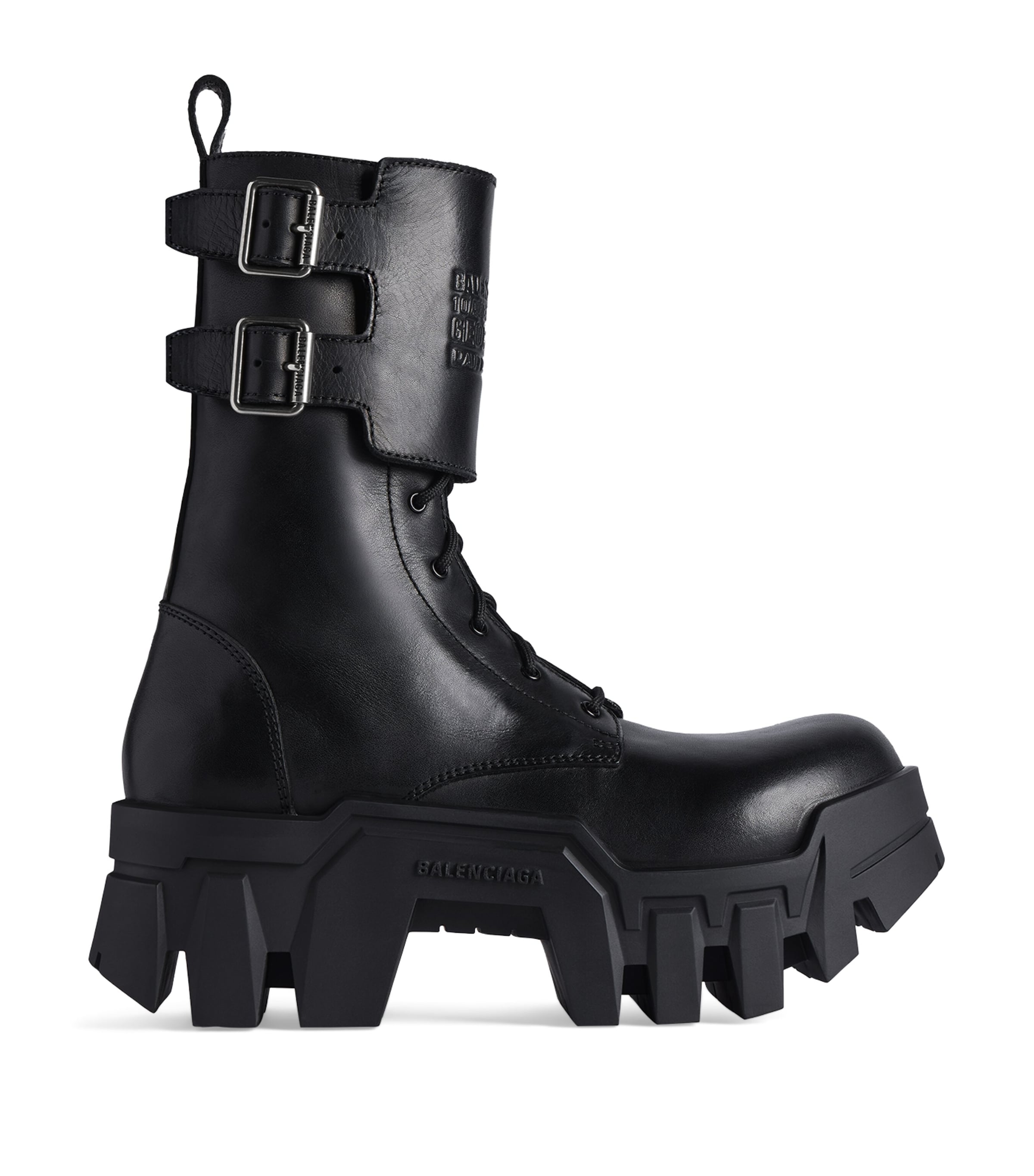 Balenciaga Bullskin Bulldozer Combat Boots 80 Image 1