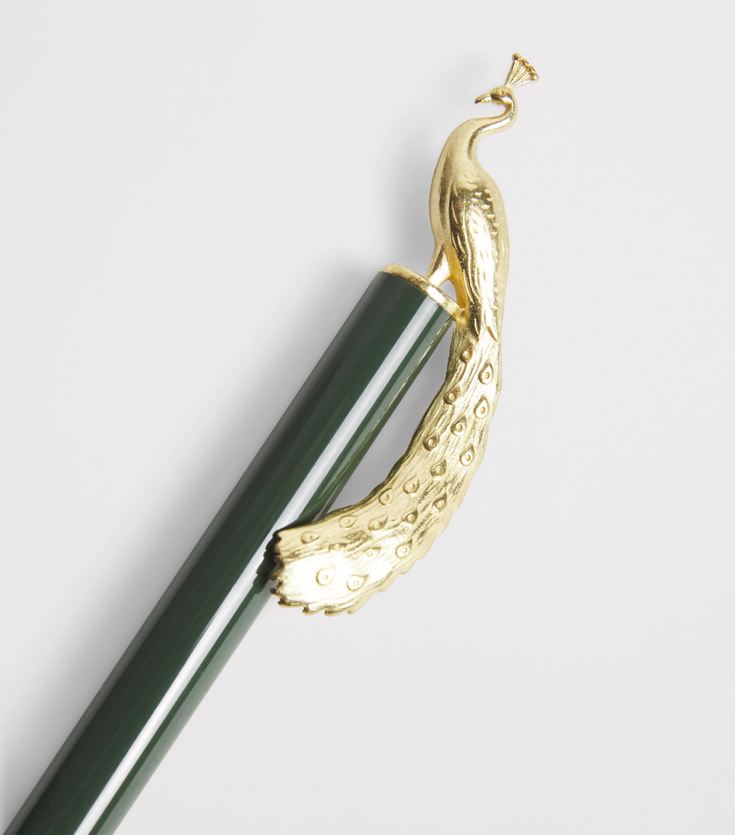 Harrods Peacock Ballpoint Pen Harrods Green Image 3