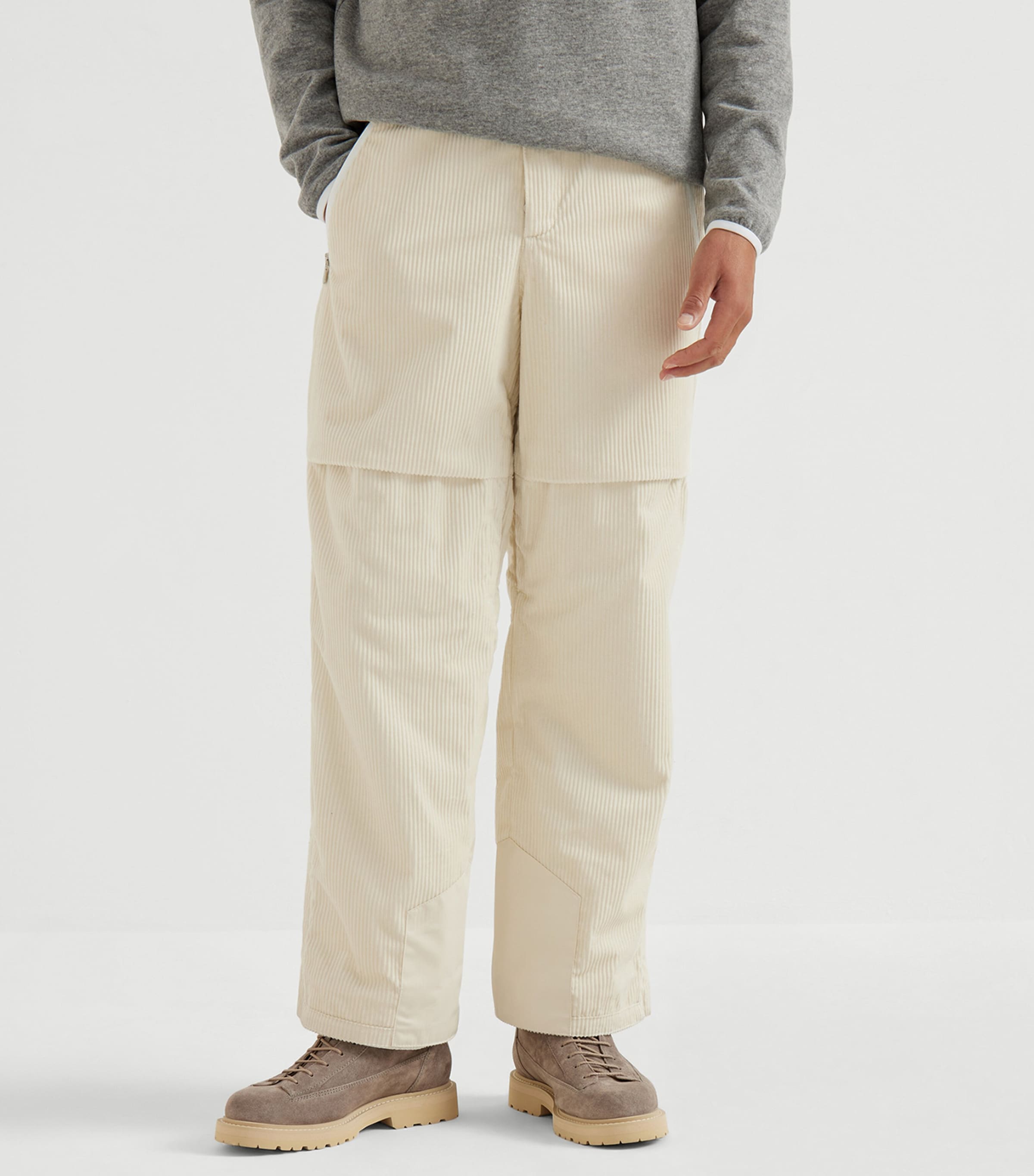 Cotton Corduroy Mountain Salopettes C2574 Image 3