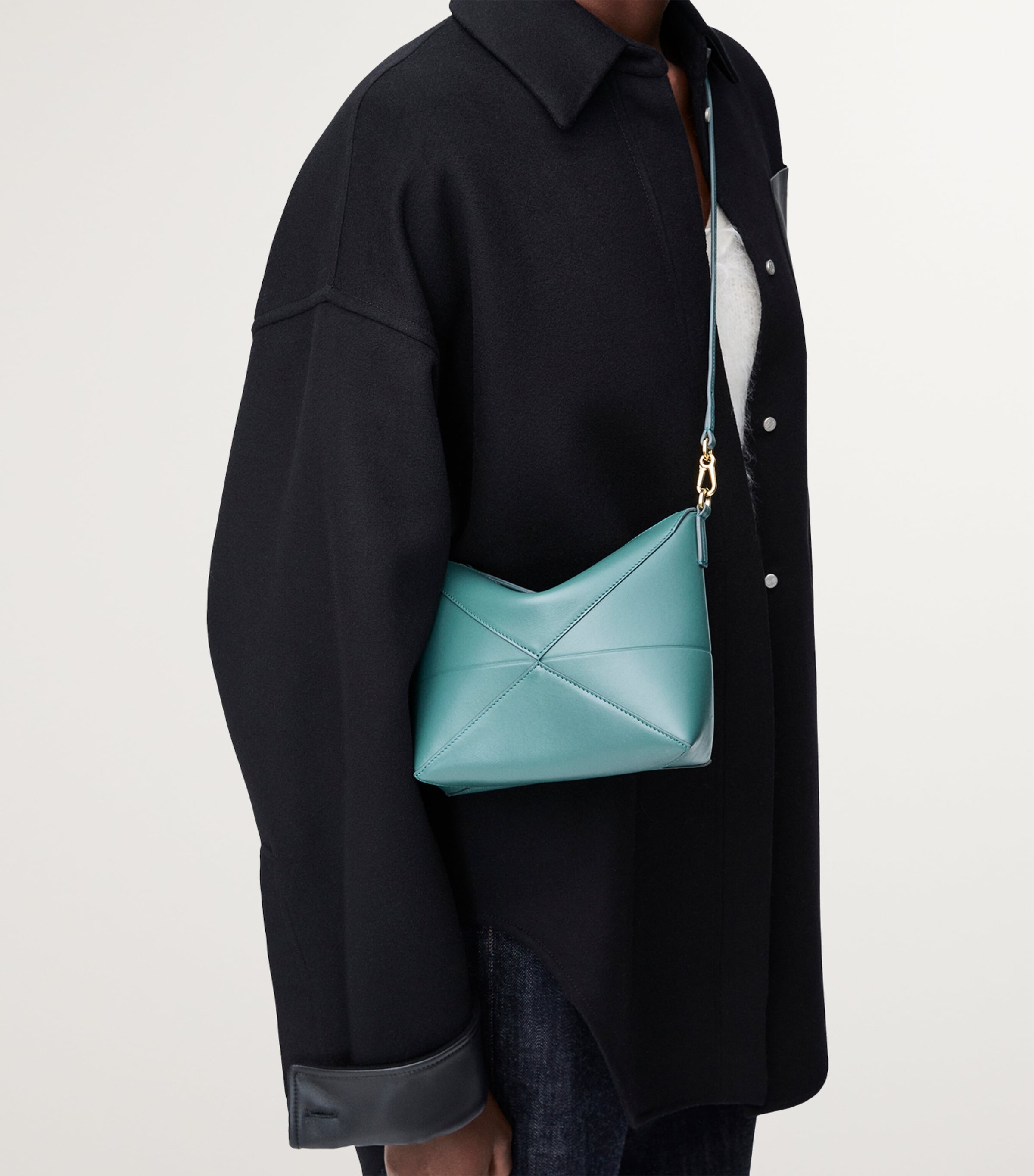 LOEWE Leather Puzzle Pouch Bag | Harrods US