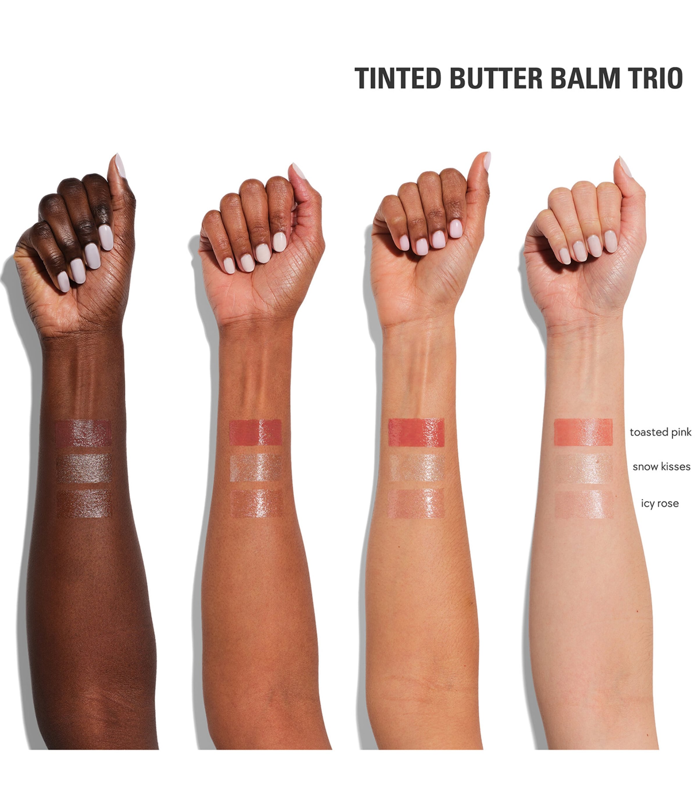 Tinted Butter Balm Trio Gift Set NO COLOUR Image 4
