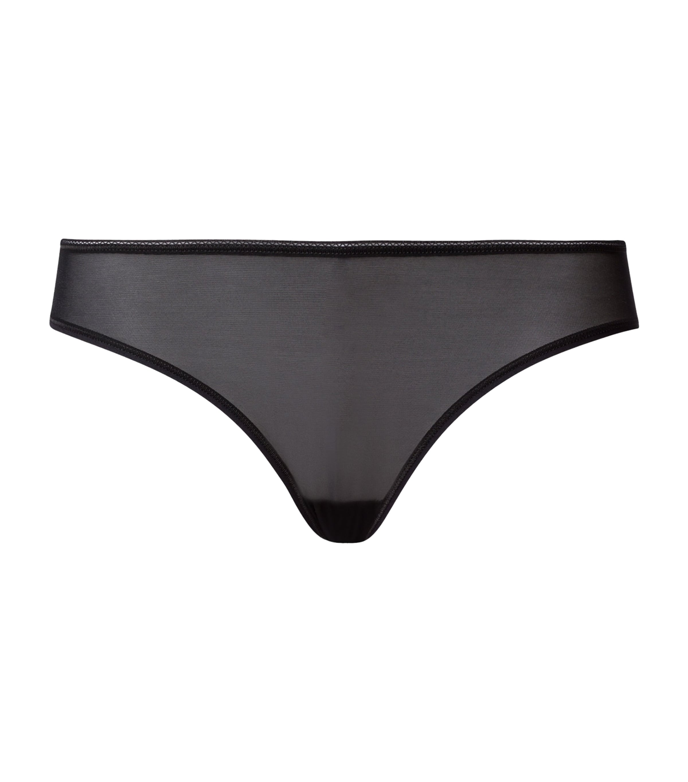 Hanro Smooth Illusion Mini Briefs In Black