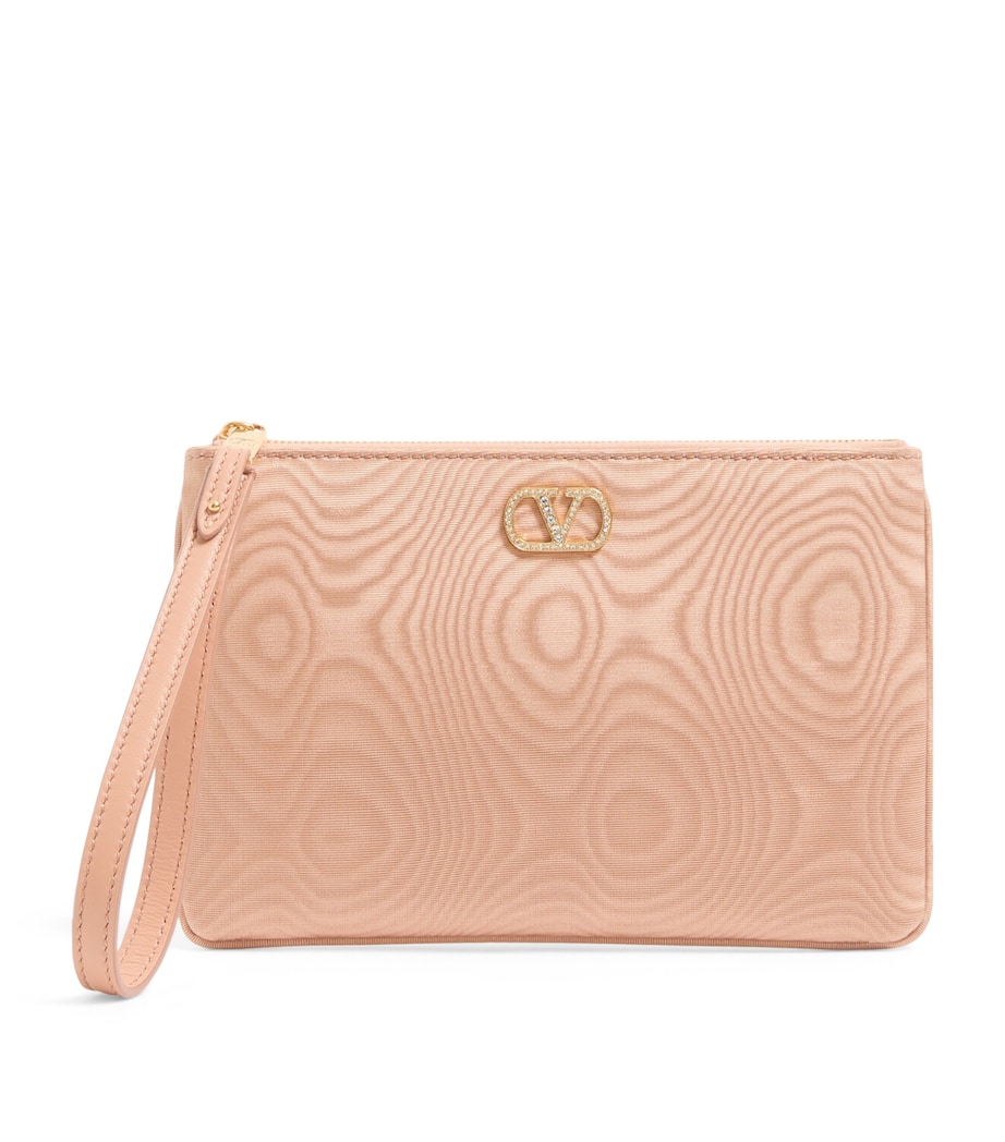 Valentino Garavani Small Moiré Pouch Image 1