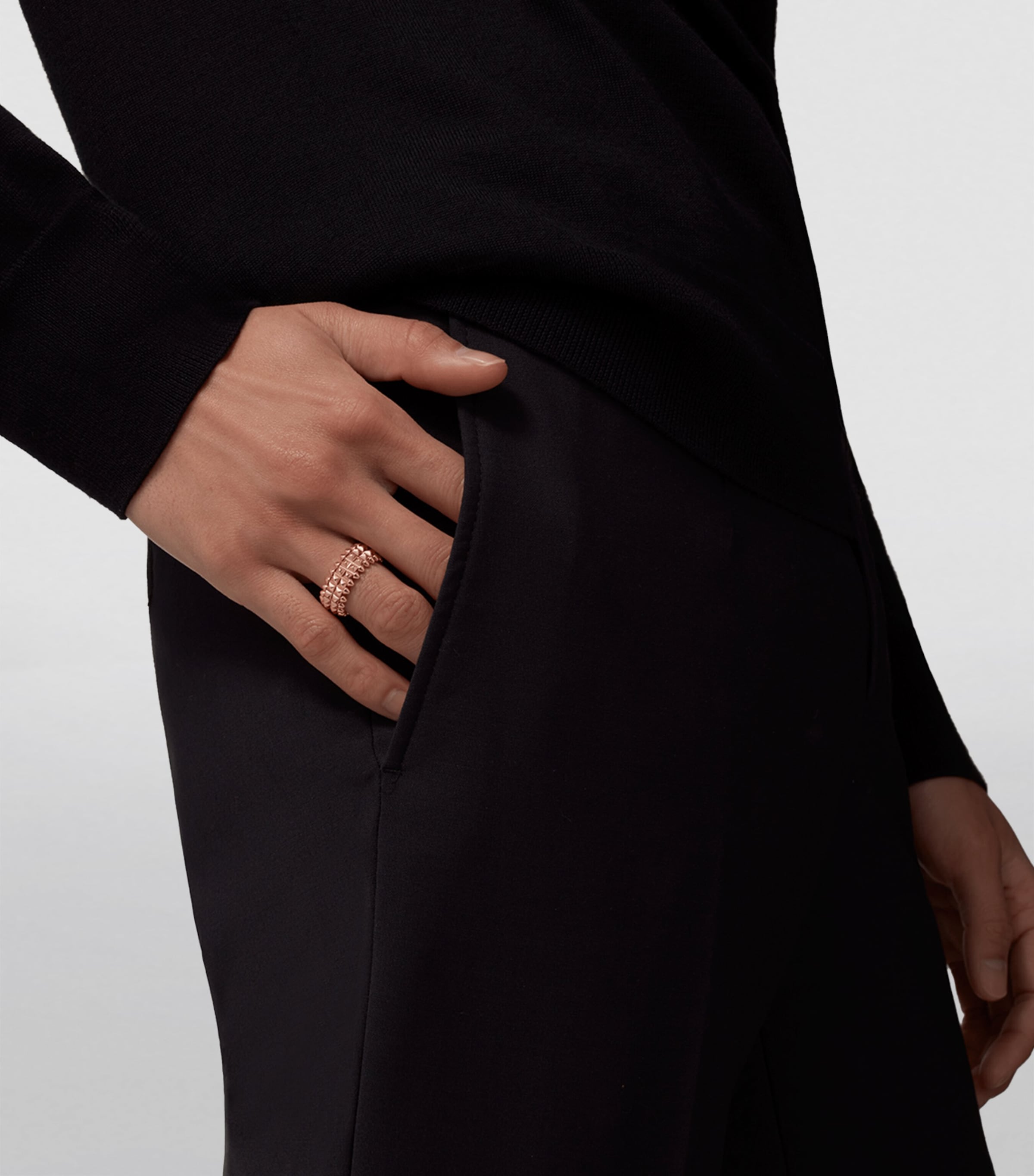 Rose Gold Clash de Cartier Ring ROSE GOLD Image 4