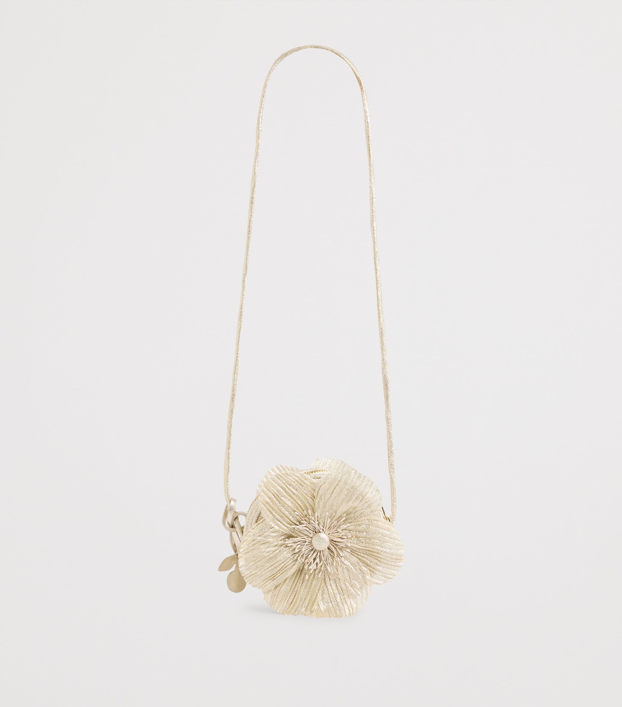 Embellished Petal Cross-Body Bag OR BLANC Image 2