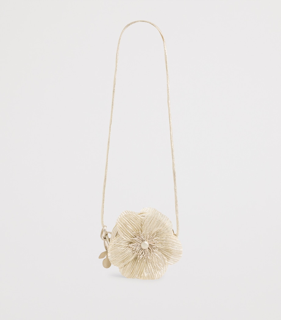 Embellished Petal Cross-Body Bag OR BLANC Image 2