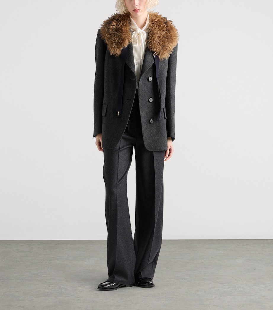 Satin Tie-Neck Blouse F0009 Image 2