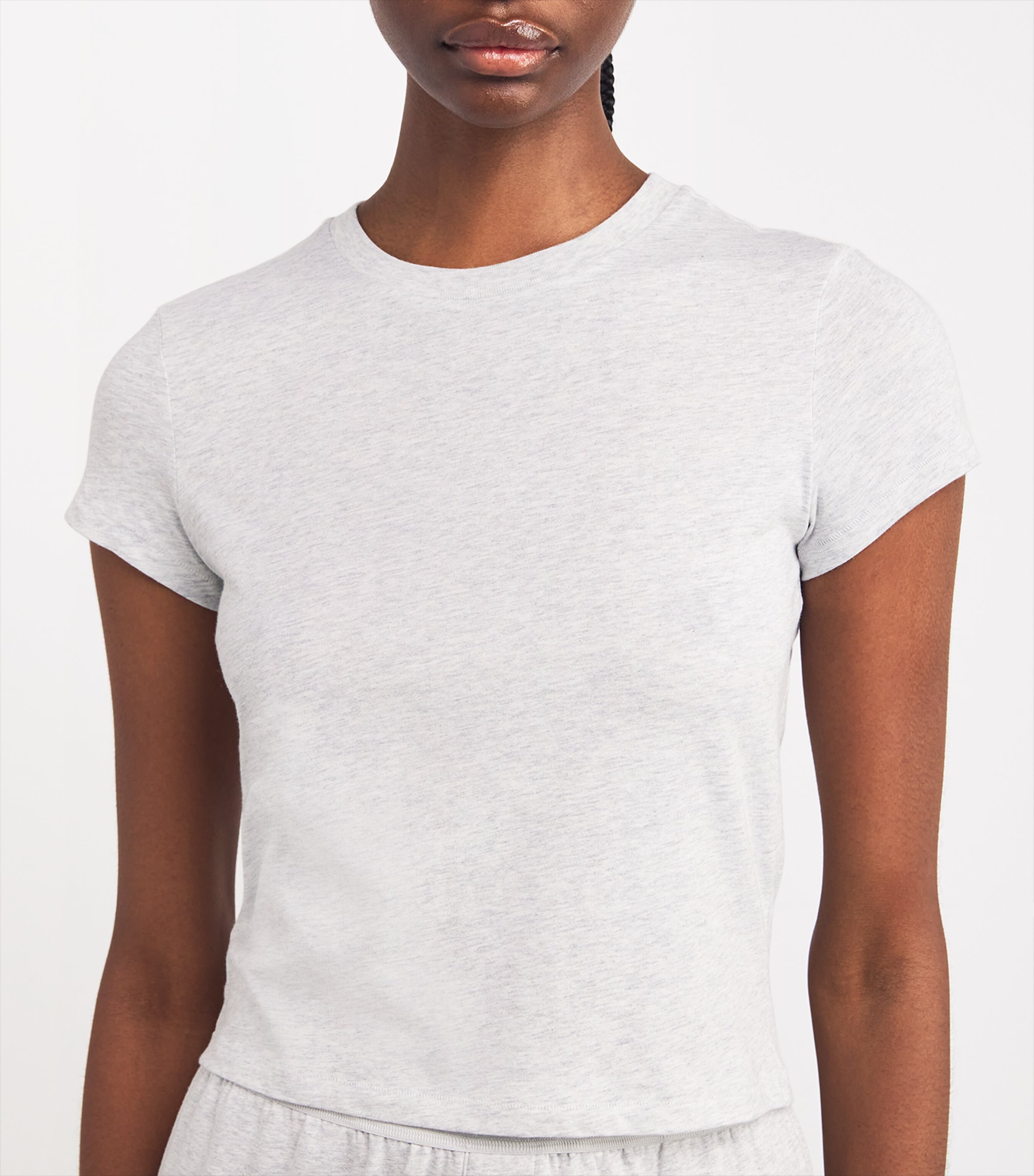 Skims Relaxed Tees Shrunken T-Shirt | Harrods UK