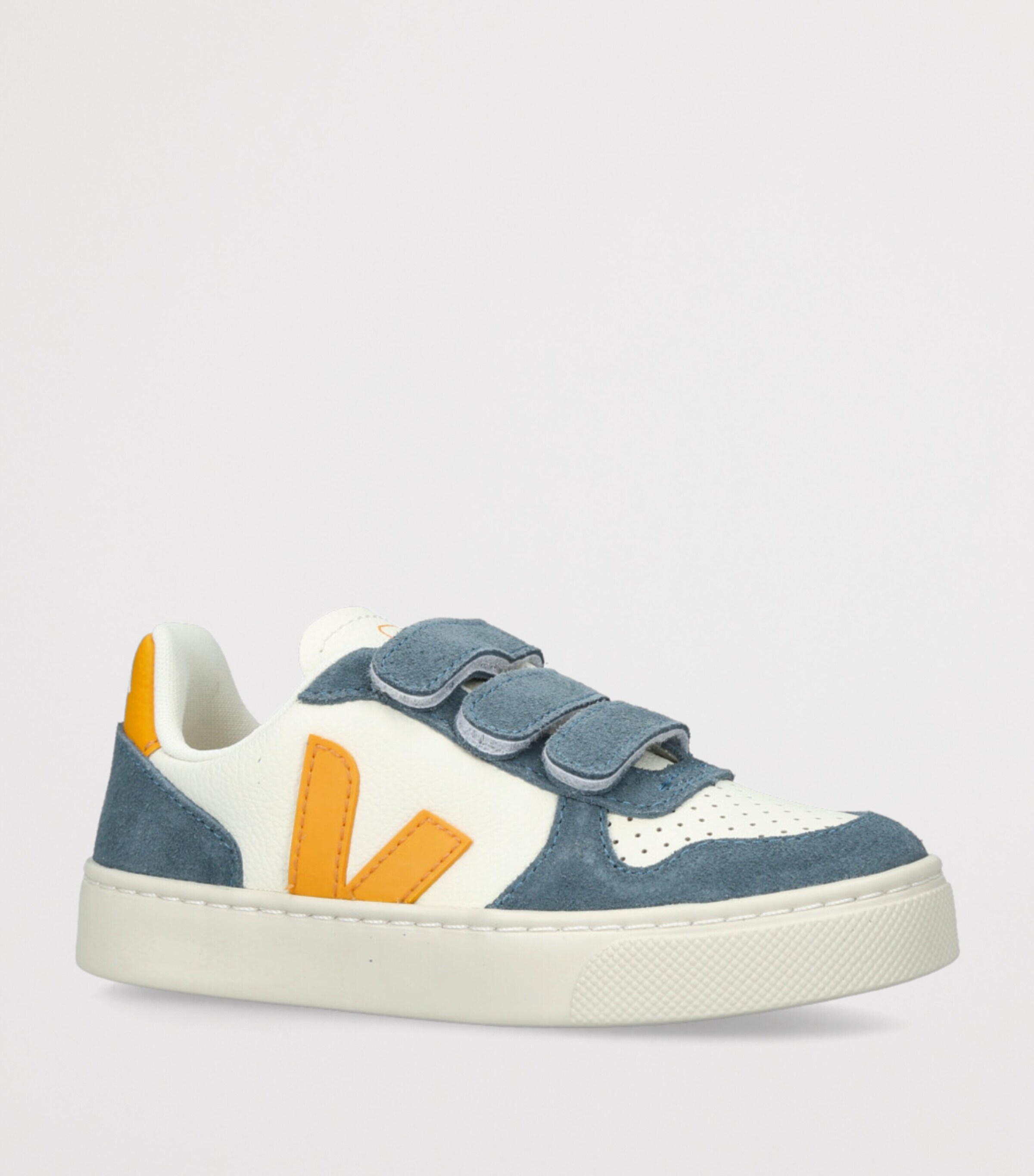 Veja Leather-Suede V-10 Sneakers White/oth Image 3