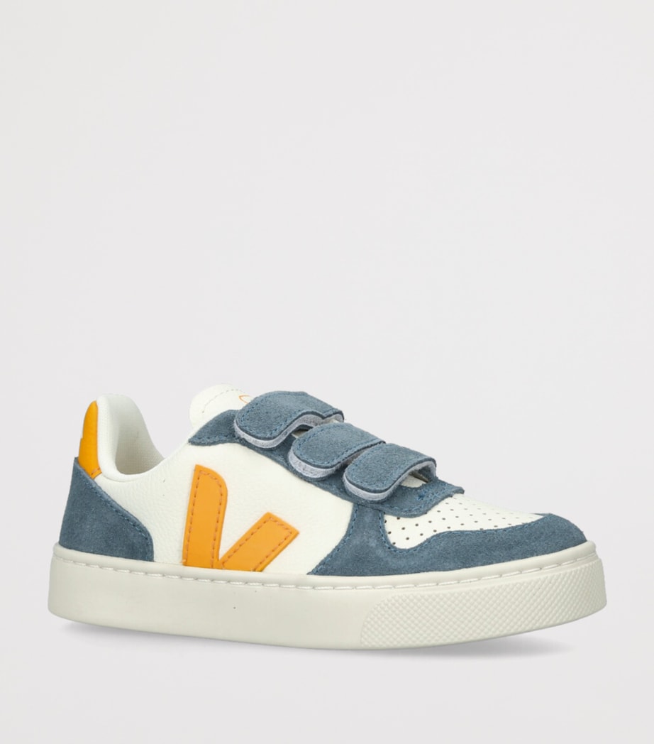 Veja Leather-Suede V-10 Sneakers White/oth Image 3