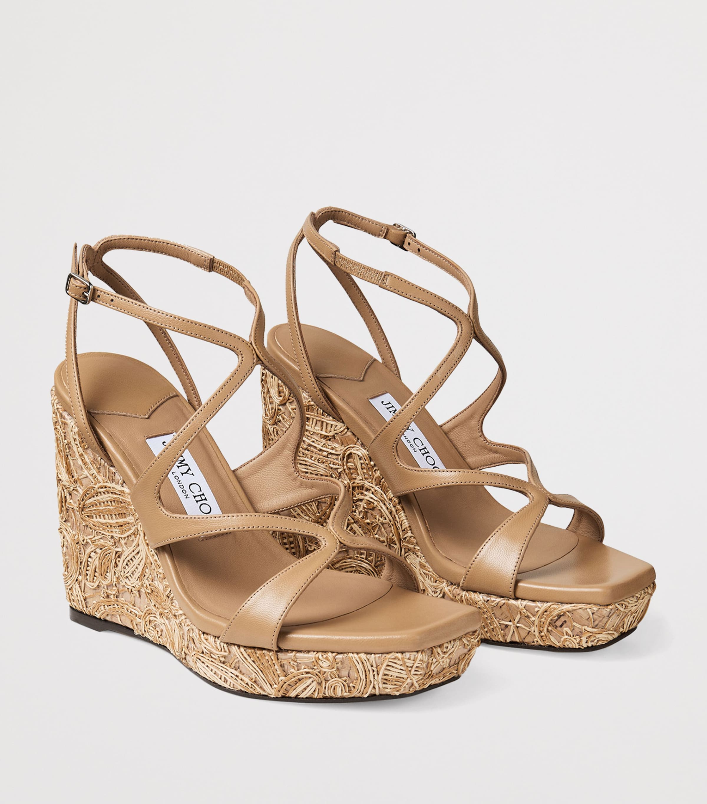 Ayla 110 Wedge Sandals CAPPUCCINO/NATURAL Image 2