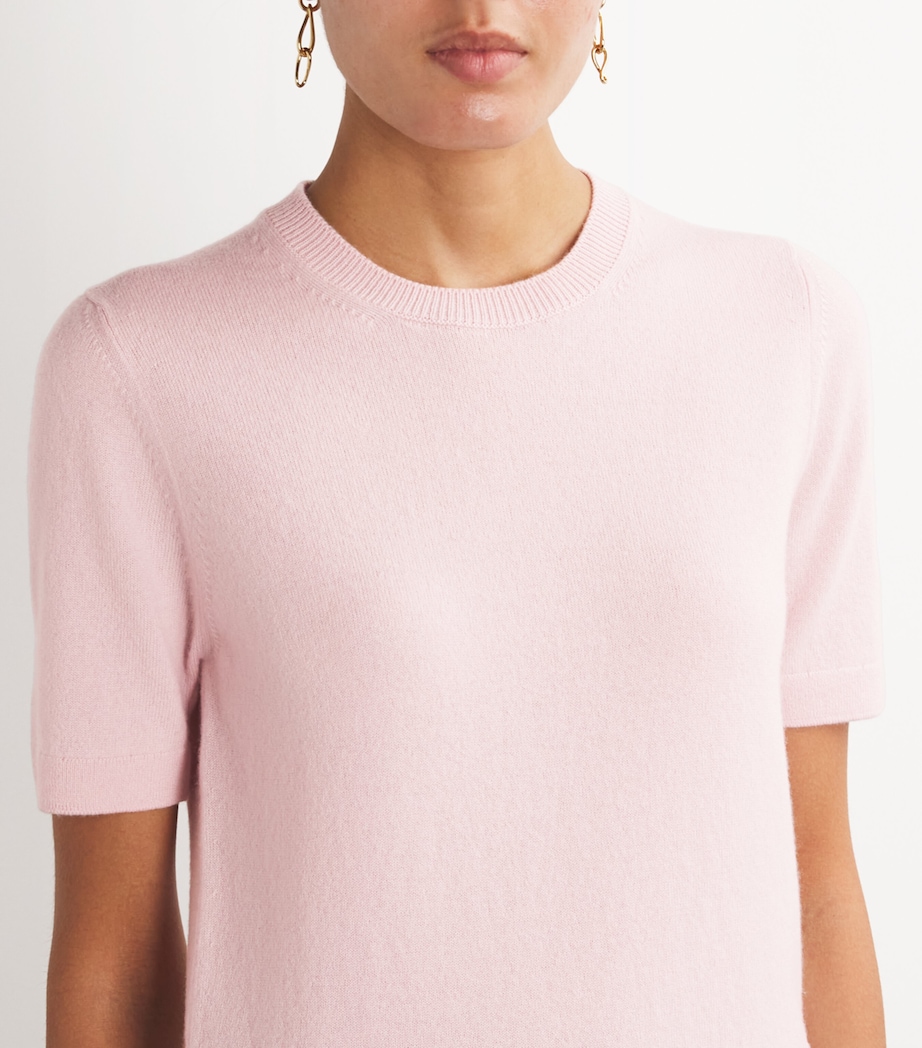 Cashmere T-Shirt Sweater CHERRY BLOSSOM Image 6