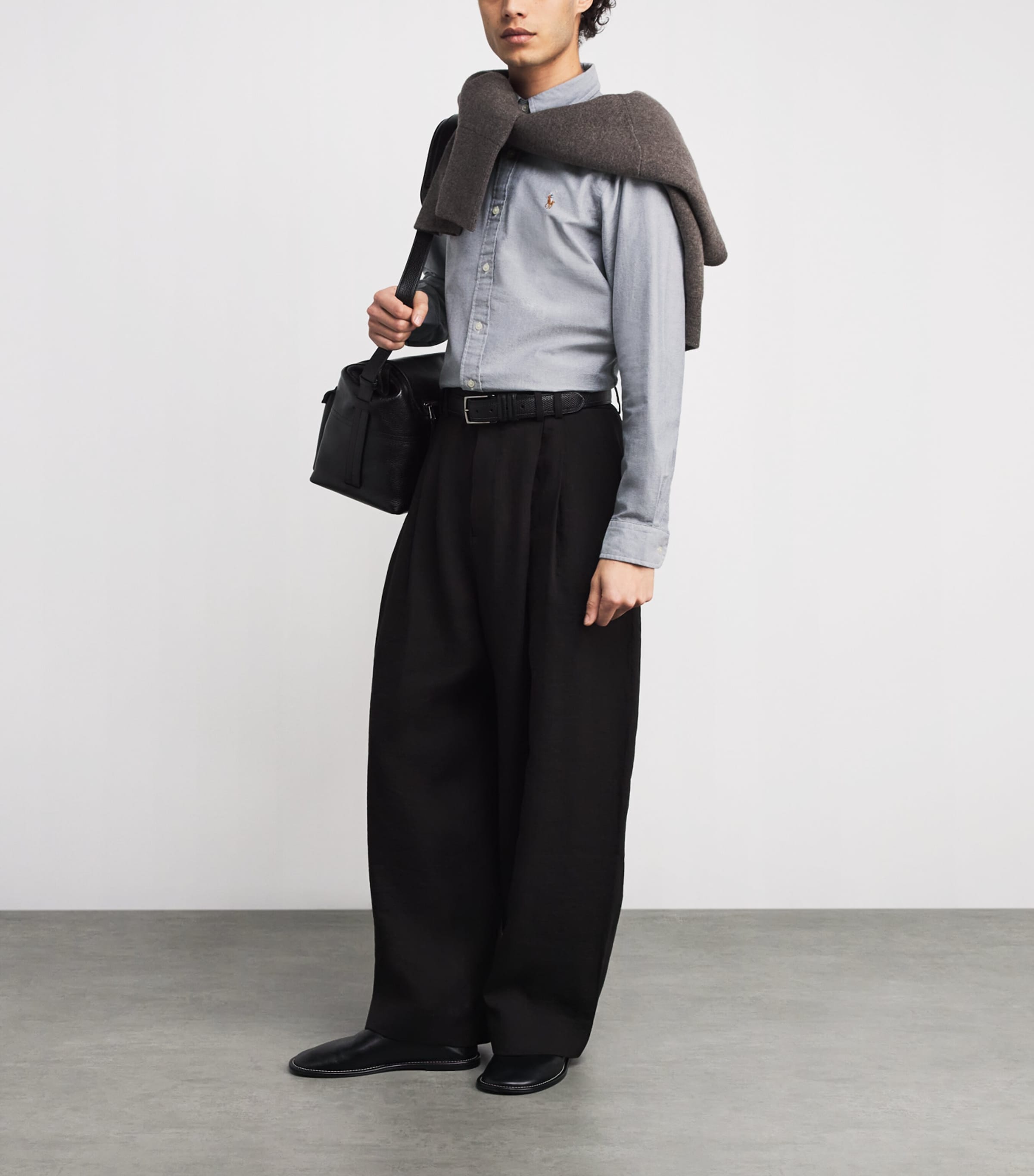 Custom Fit Oxford Shirt NAVY Image 2