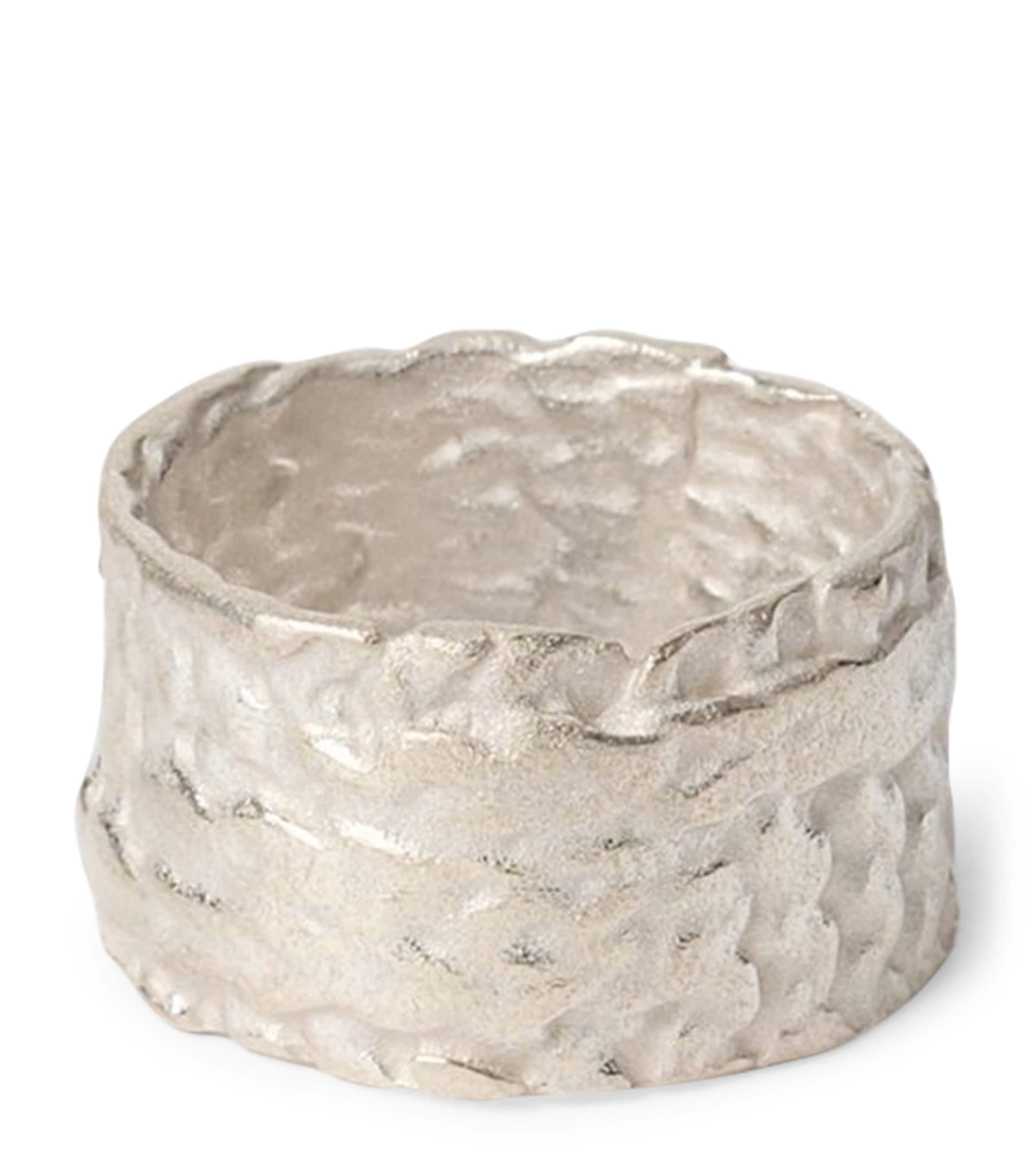 Sterling Silver Knit Ring FROSTED WHITE SILVER Image 1