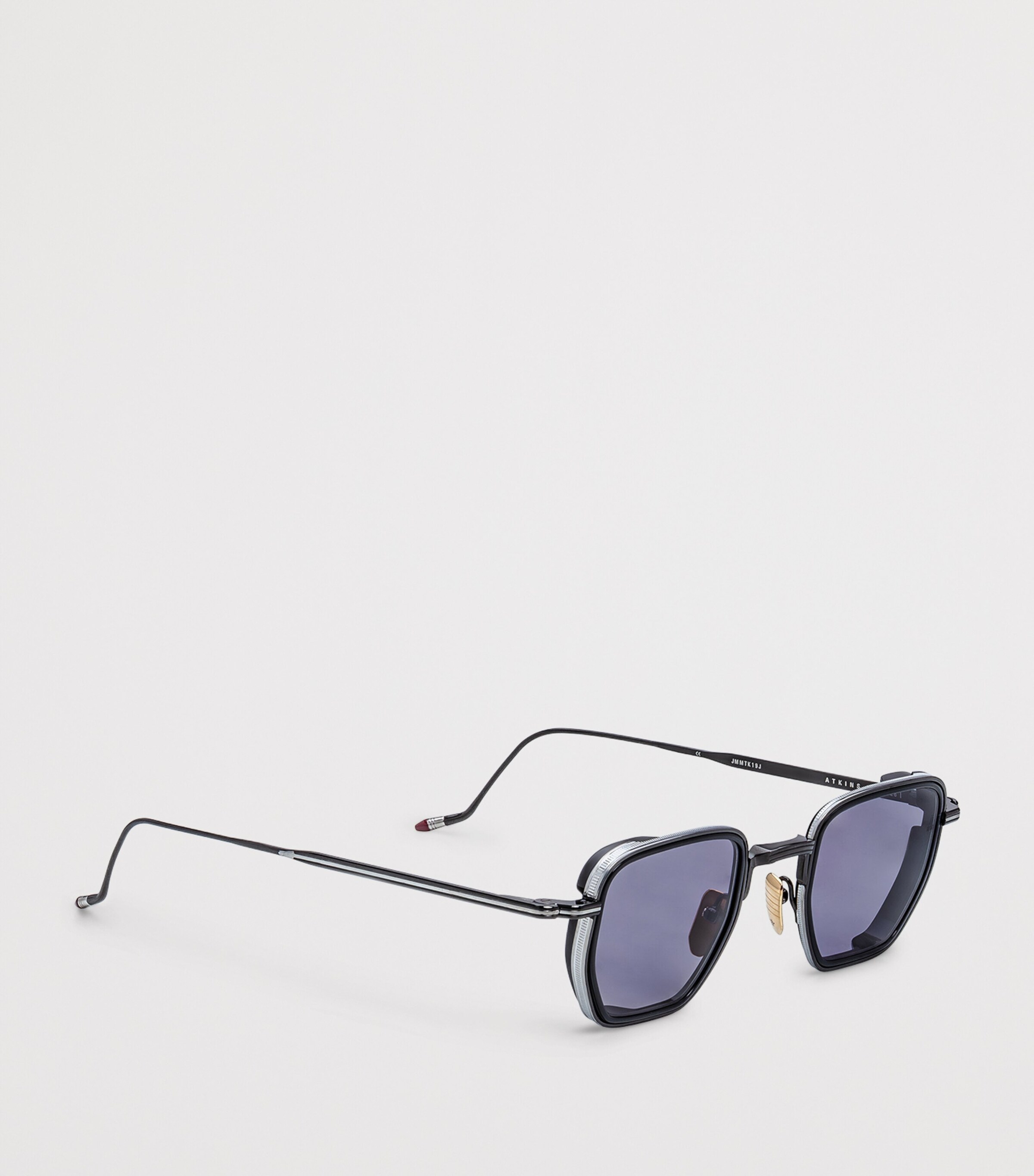 Jacques Marie Mage Metal Atkins Sunglasses Corbeau Image 2