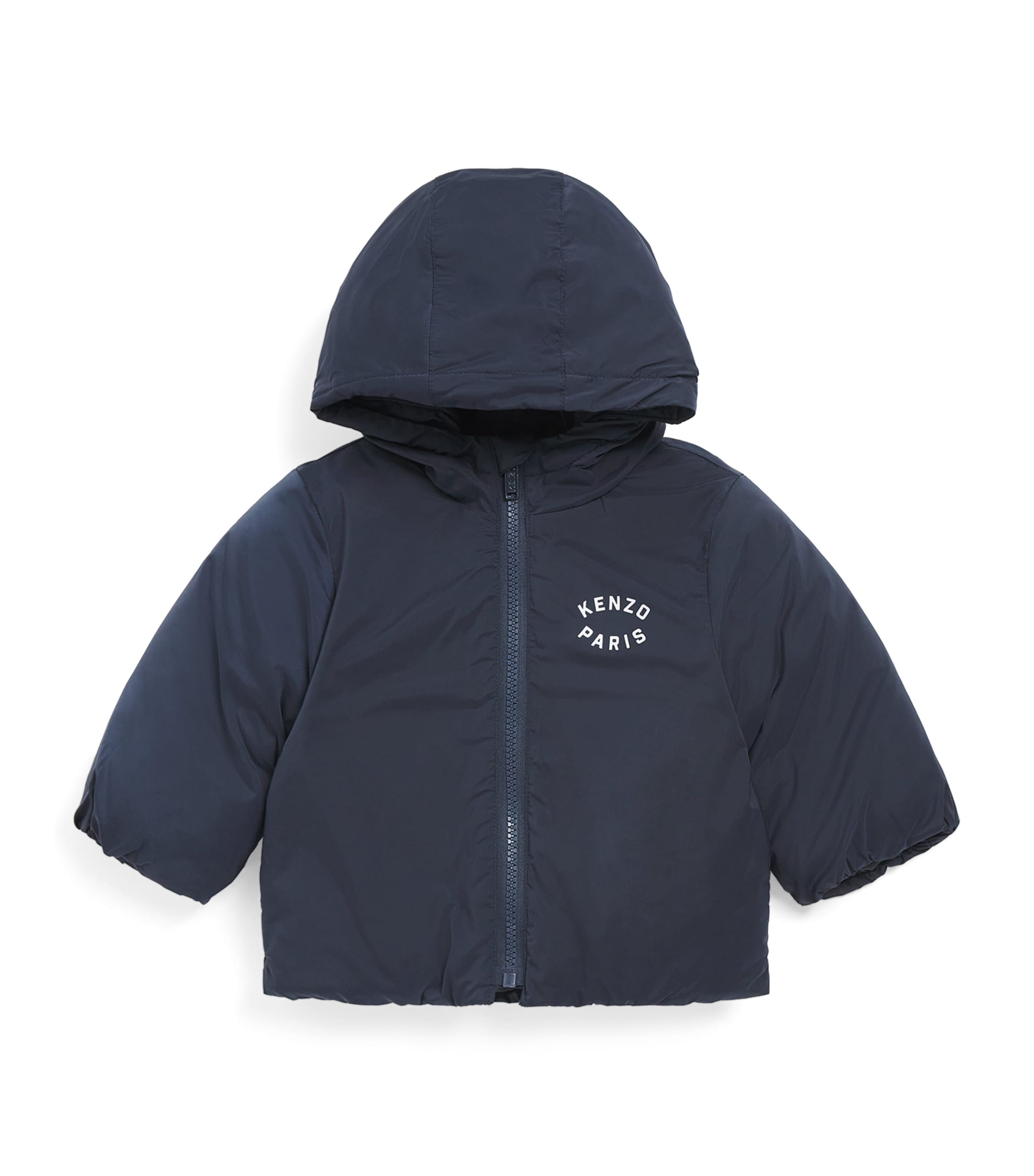 Padded Tiger Puffer Jacket (9 Months-3 Years) NAVY Image 1