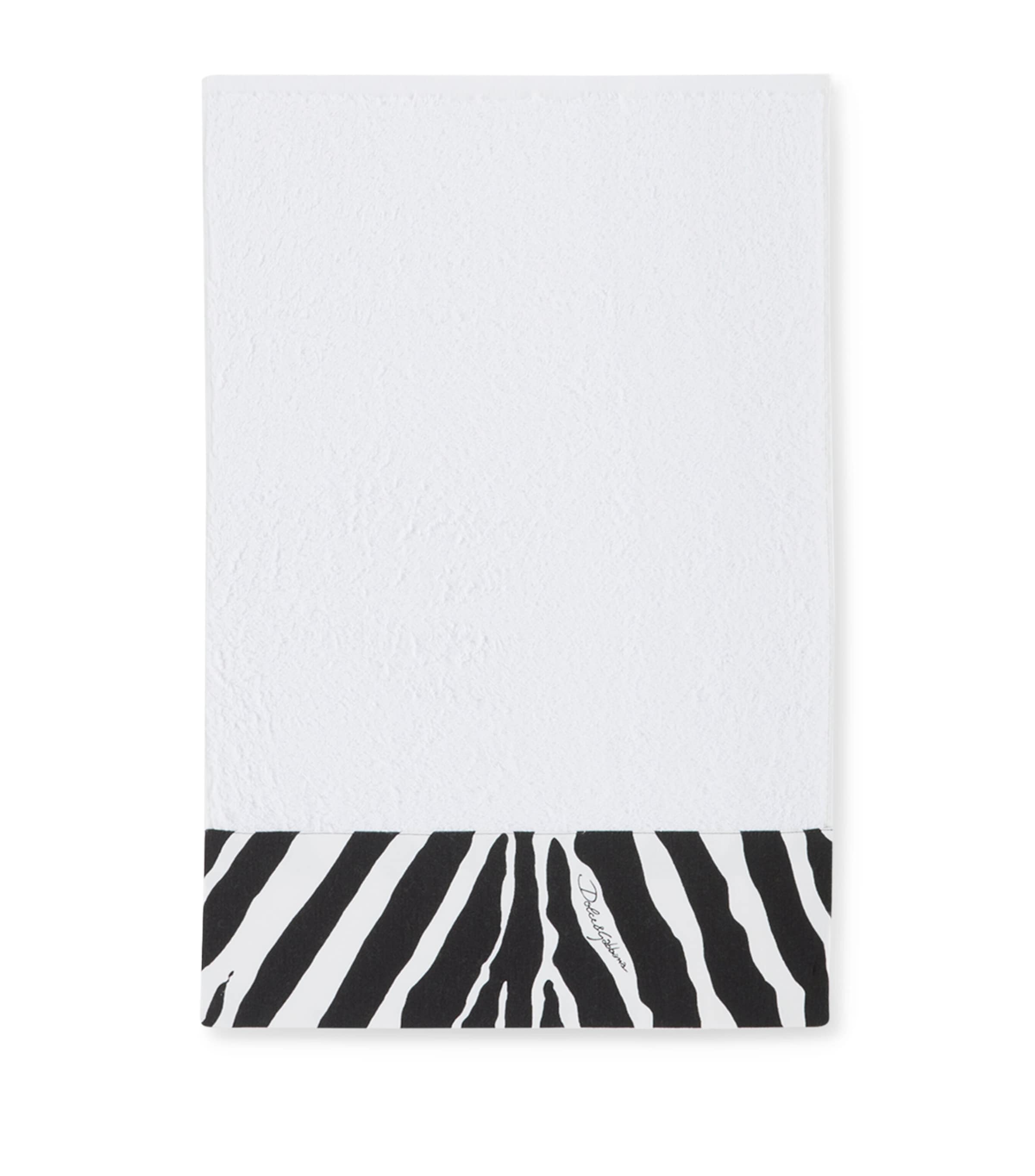 Dolce&Gabbana Casa Set of 5 Cotton Zebra Bath Towels Zebra Image 2