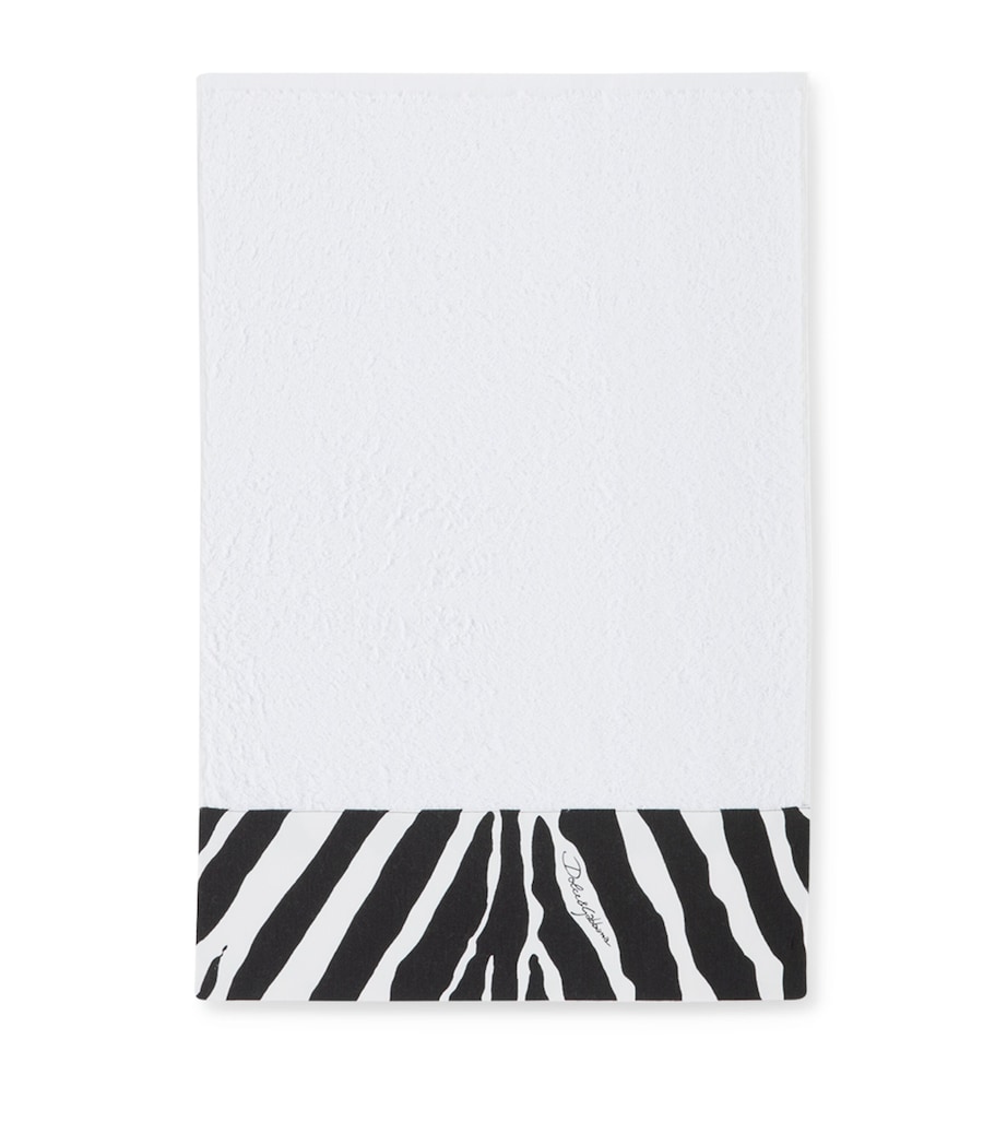 Set of 5 Cotton Zebra Bath Towels UZ004 ZEBRA Image 2