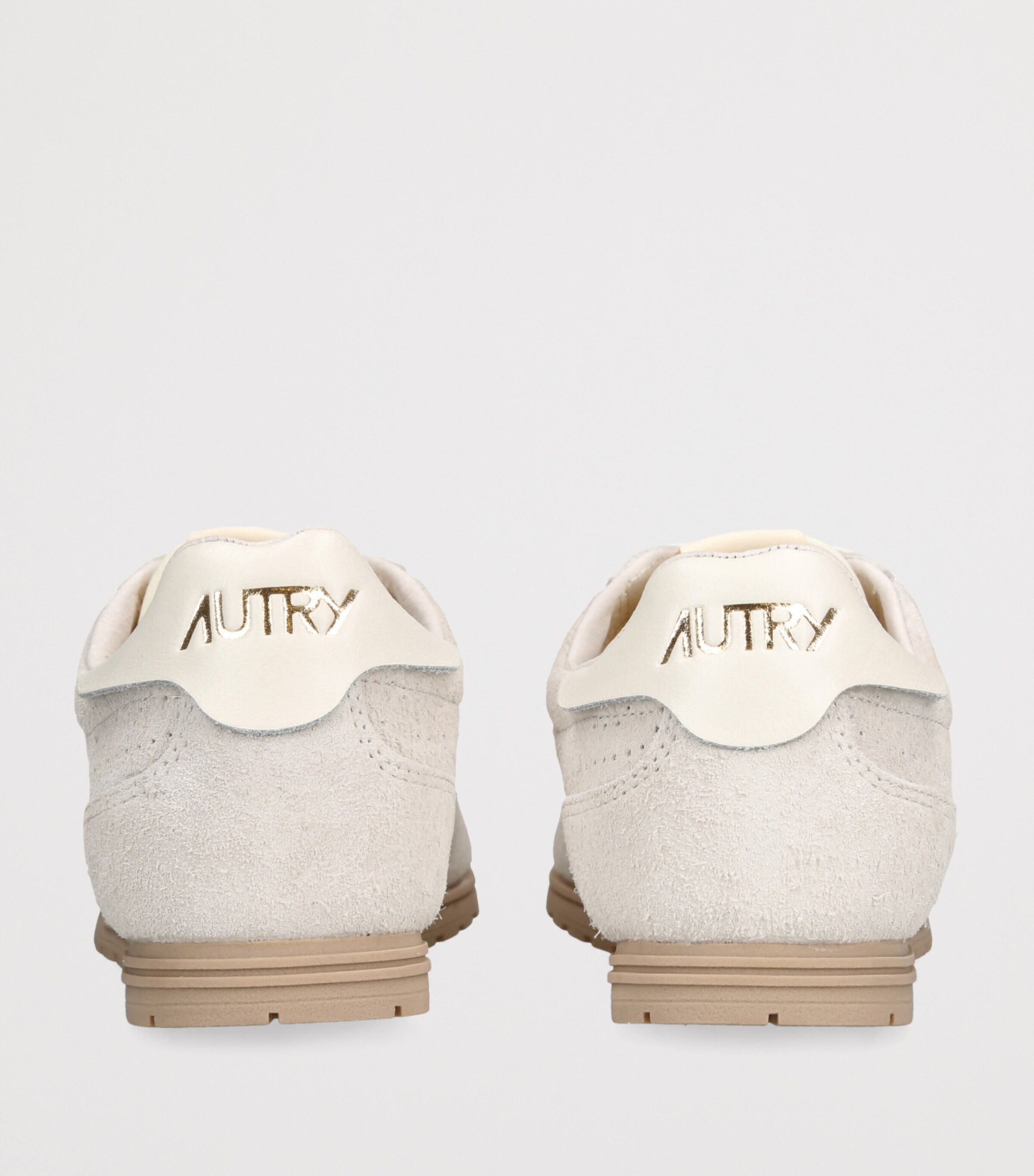 Autry Suede Windspin Low-Top Sneakers White Image 2