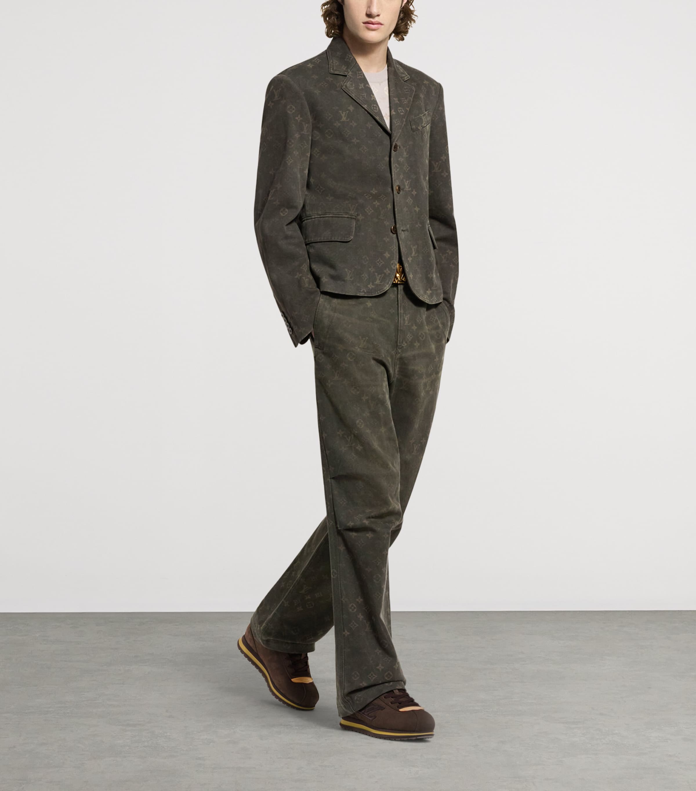 Suede Buttersoft Trainers BROWN Image 7