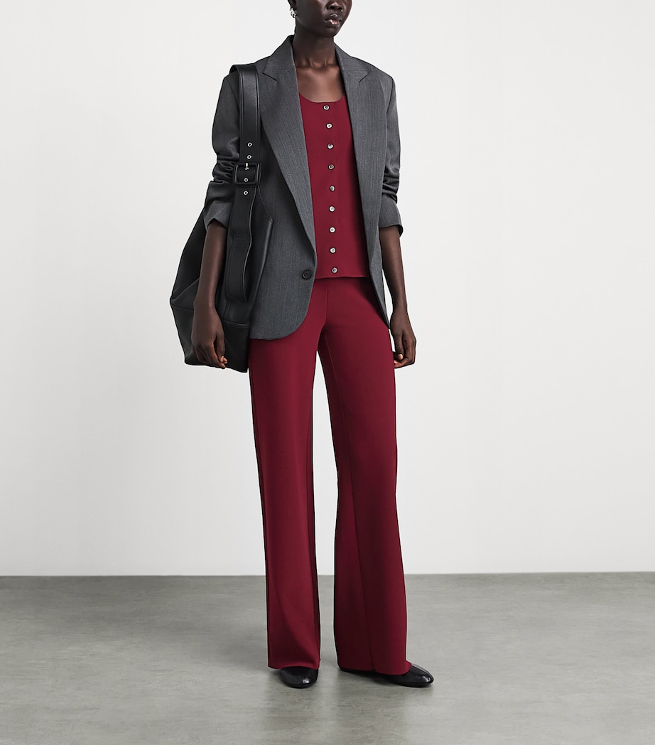 Birrot Womens Lay 3 Waistcoat Burgundy Image 2