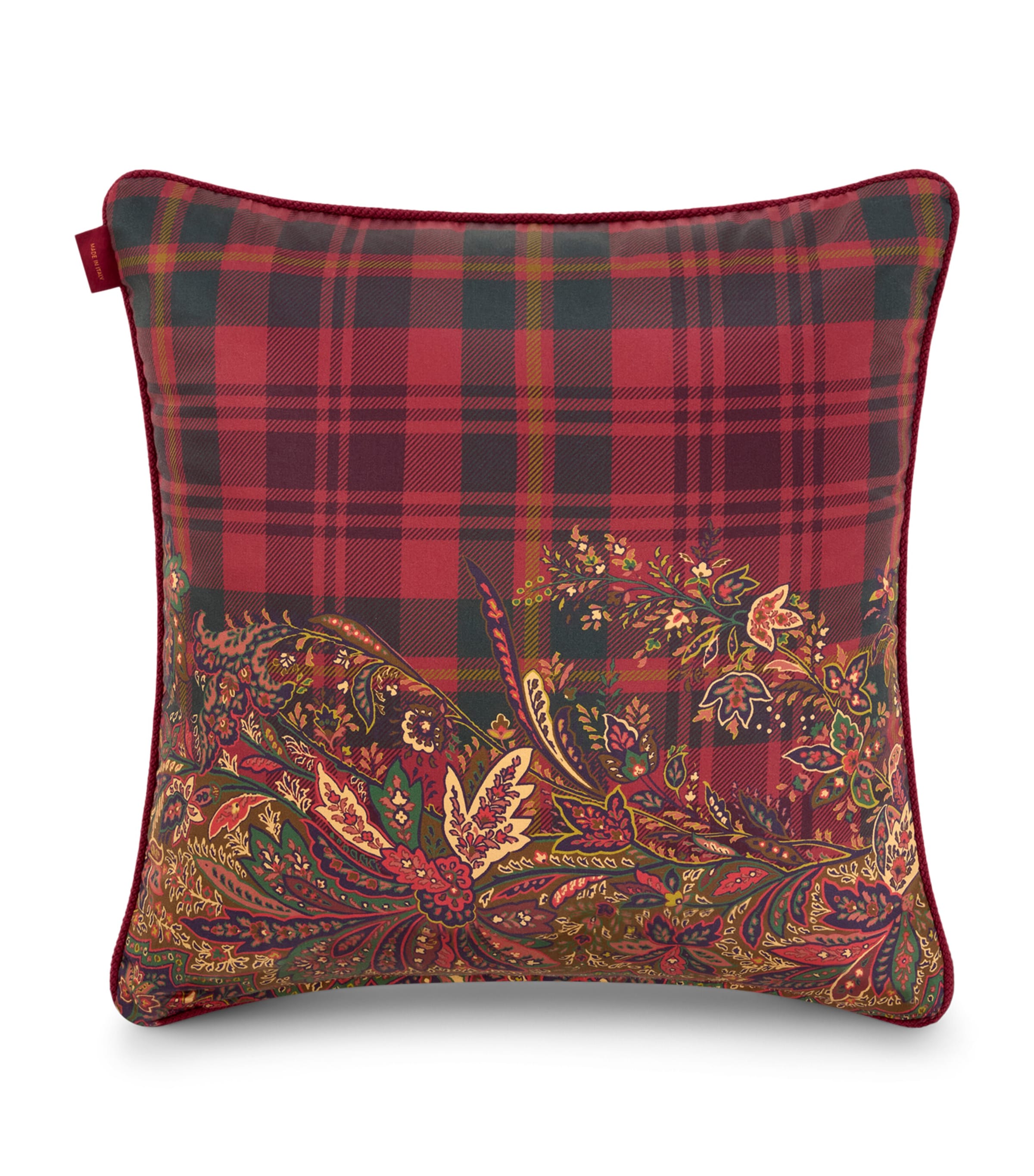 Cotton Boyd Super King Cover Set (260cm x 220cm) PRINT ON RED BASE Image 2