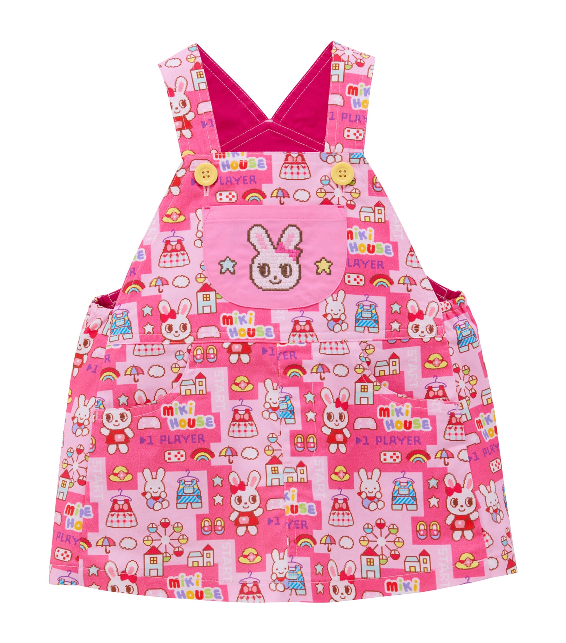 Miki House Pixel-Art Dress (6-24 Months) Image 1