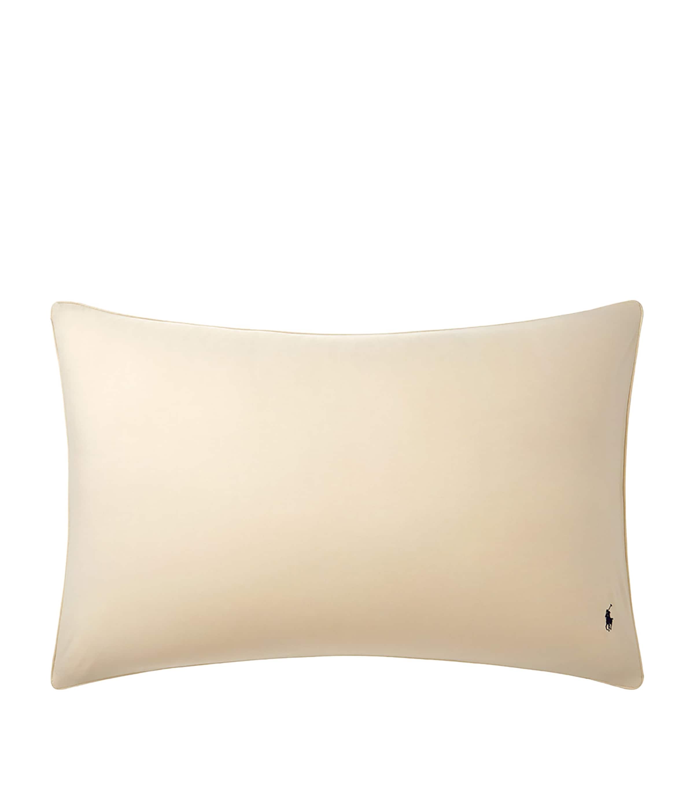 Ralph Lauren Home Cotton Player King Pillowcase (50cm x 90cm) Paleoak Image 2