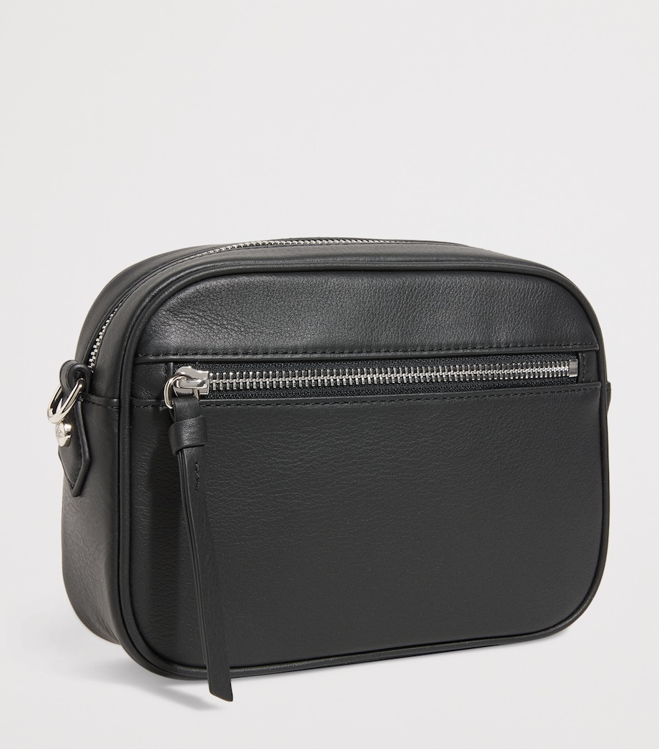 Leather Anna Cross-Body Bag N401 BLACK Image 3