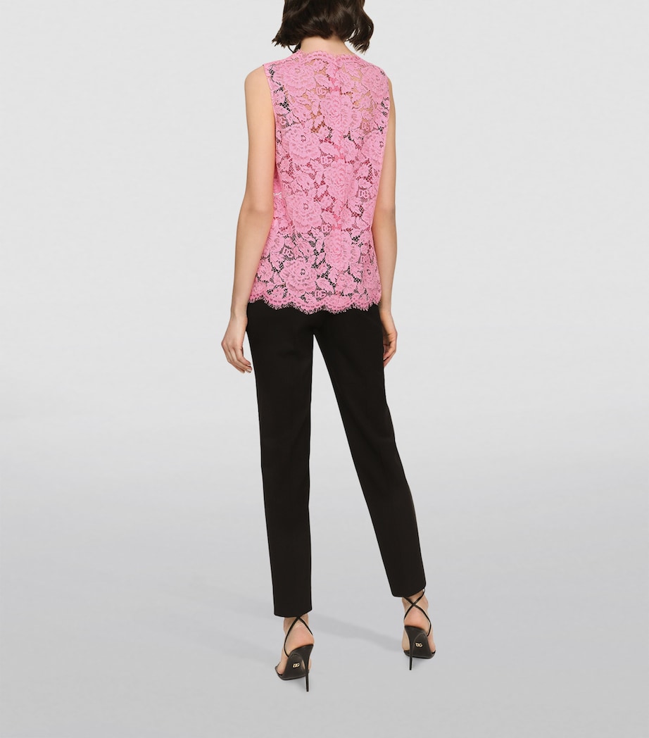 Gabardine Trousers N0000-BLACK Image 3