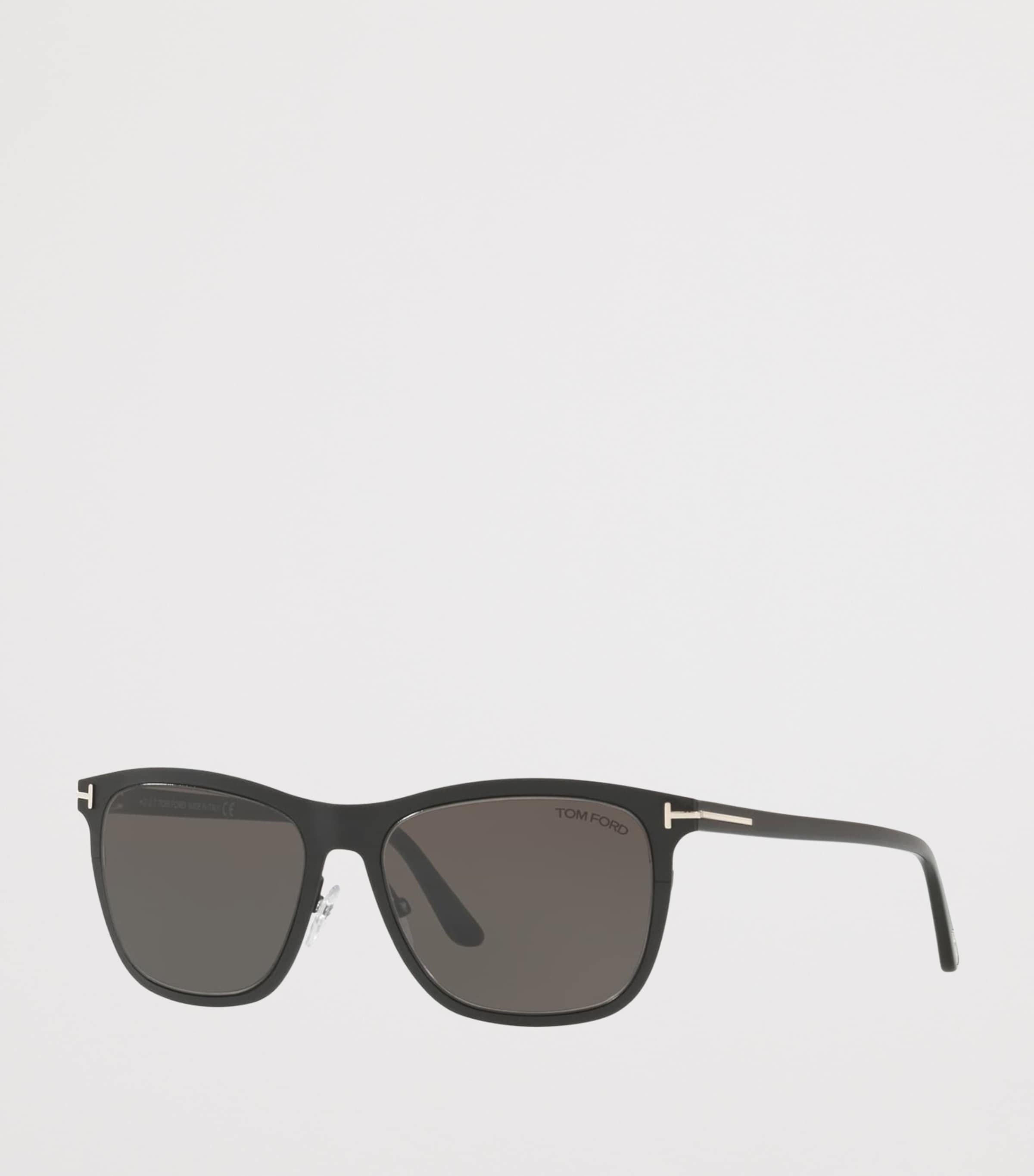 TOM FORD Metal Alasdhair Square Sunglasses Black Image 1